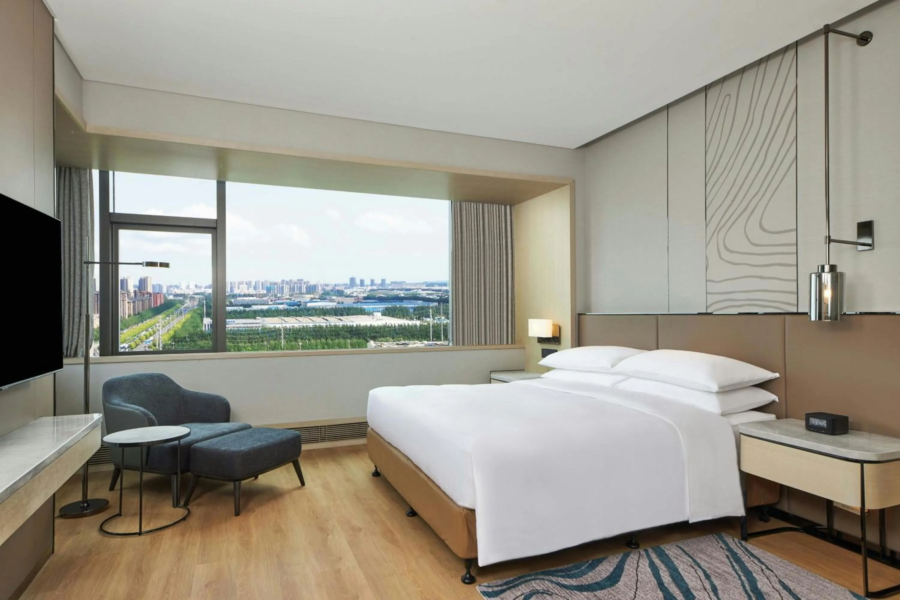 Photo of the whole room, Bed in Courtyard by Marriott Changchun
