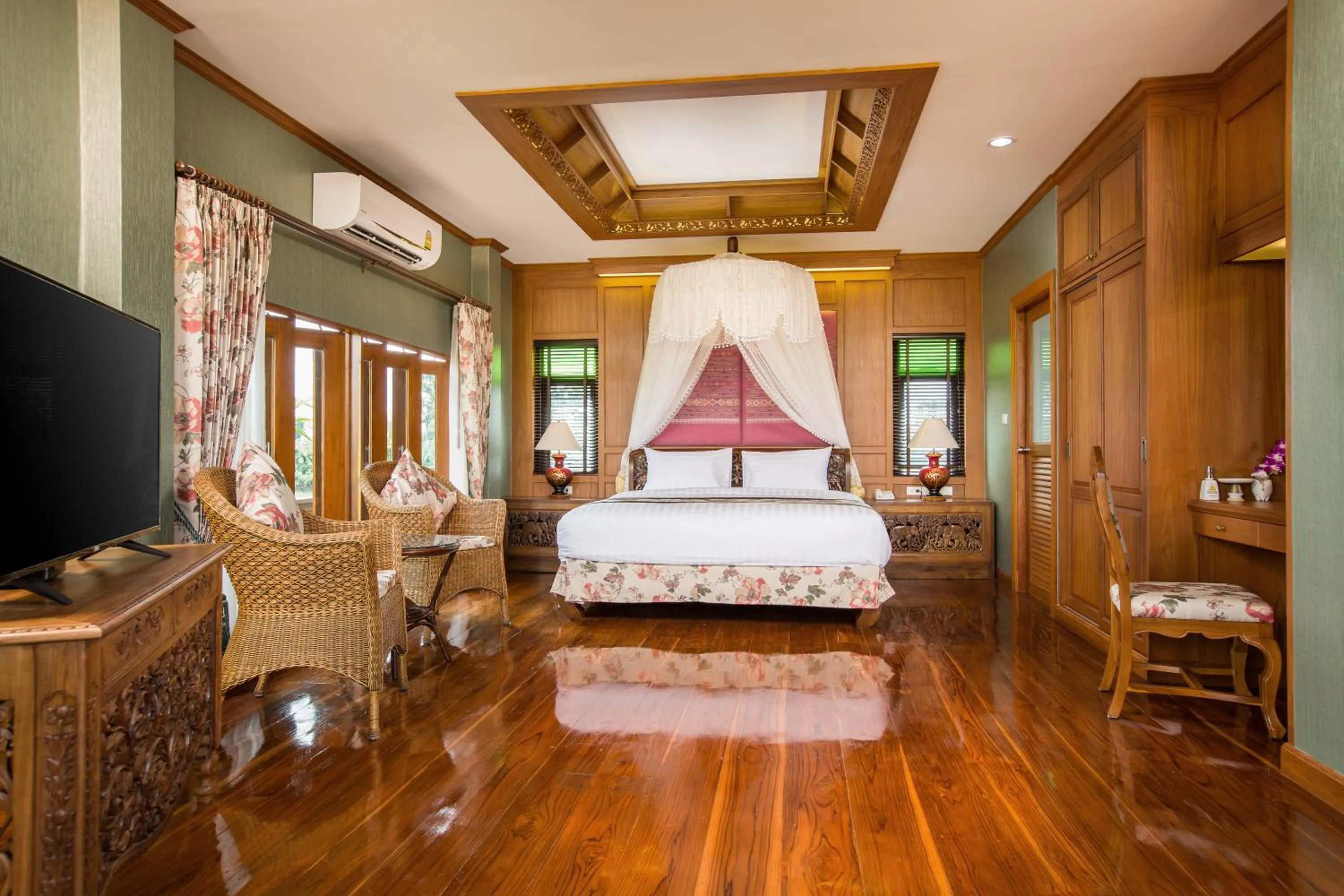 Bed in Phusanfah Resort