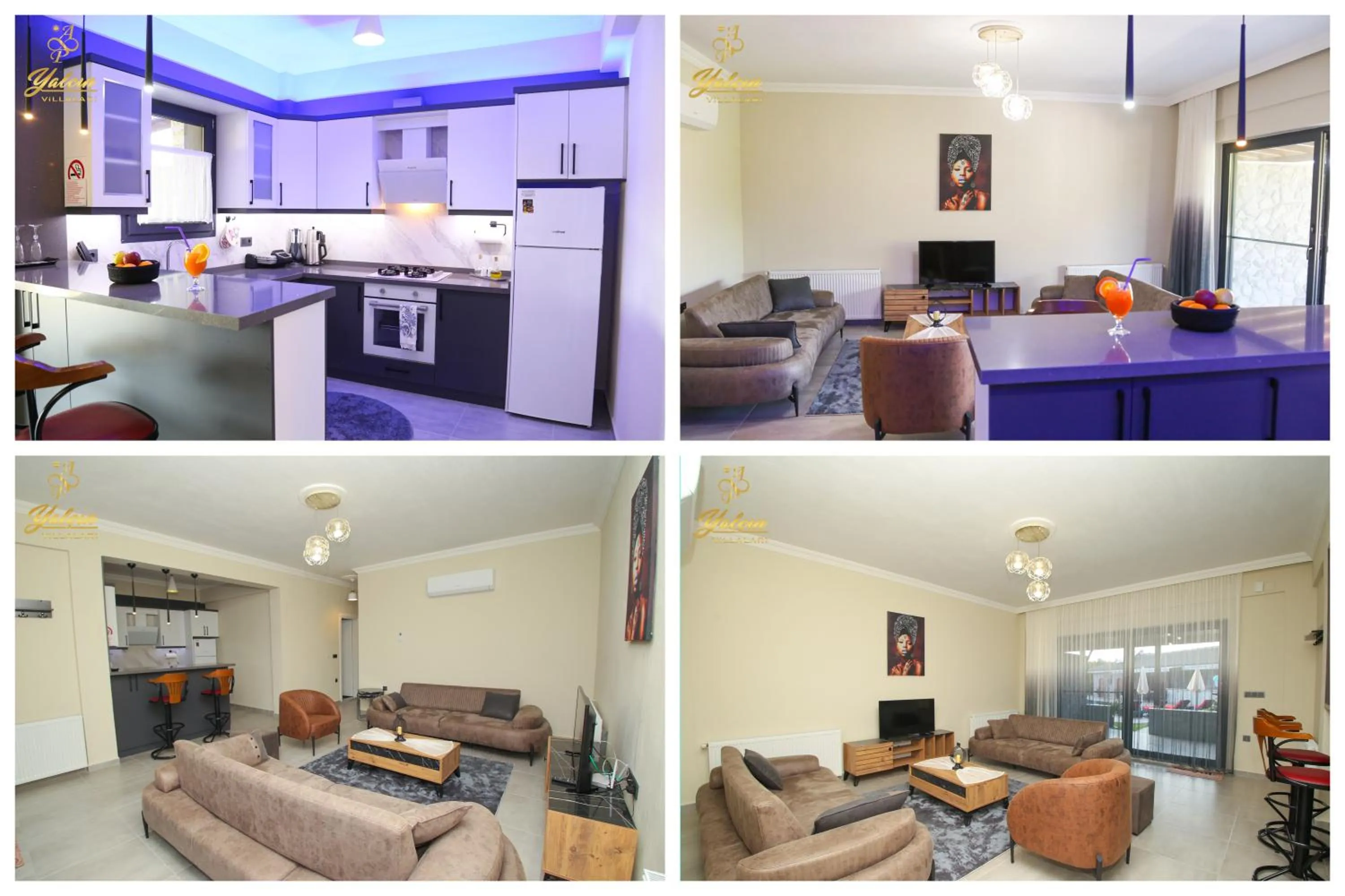 Living room in Koycegiz Yalcin Villalari