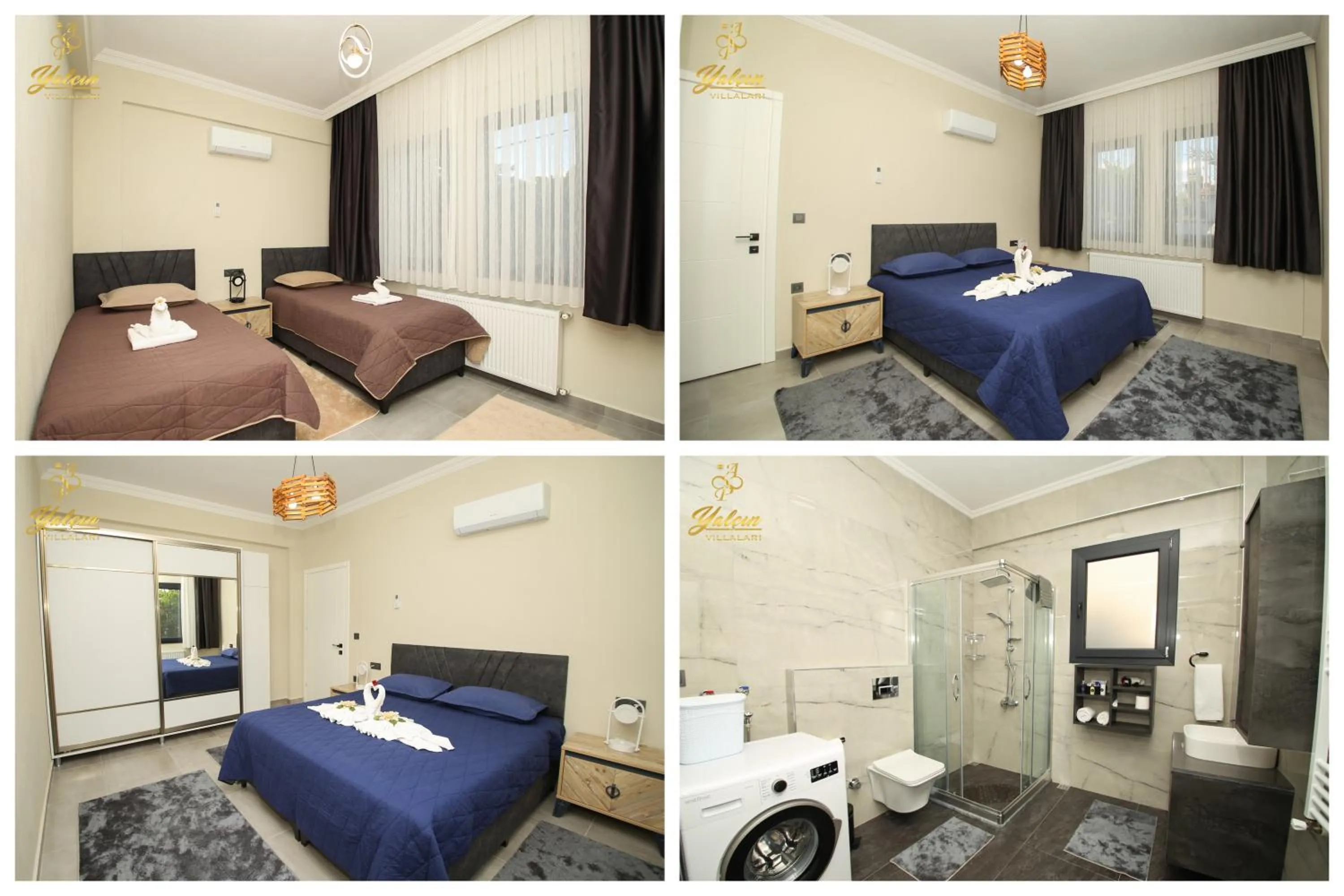 Shower, Bed in Koycegiz Yalcin Villalari