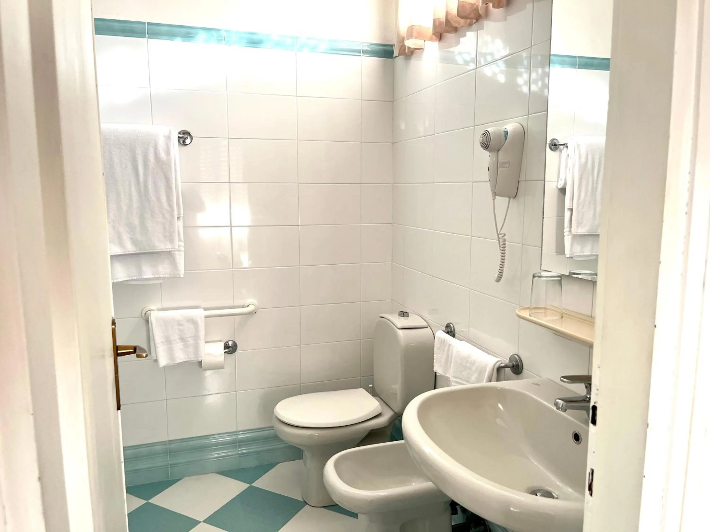 Shower in Hotel Alemagna Bed&Breakfast Bibione Lido del Sole