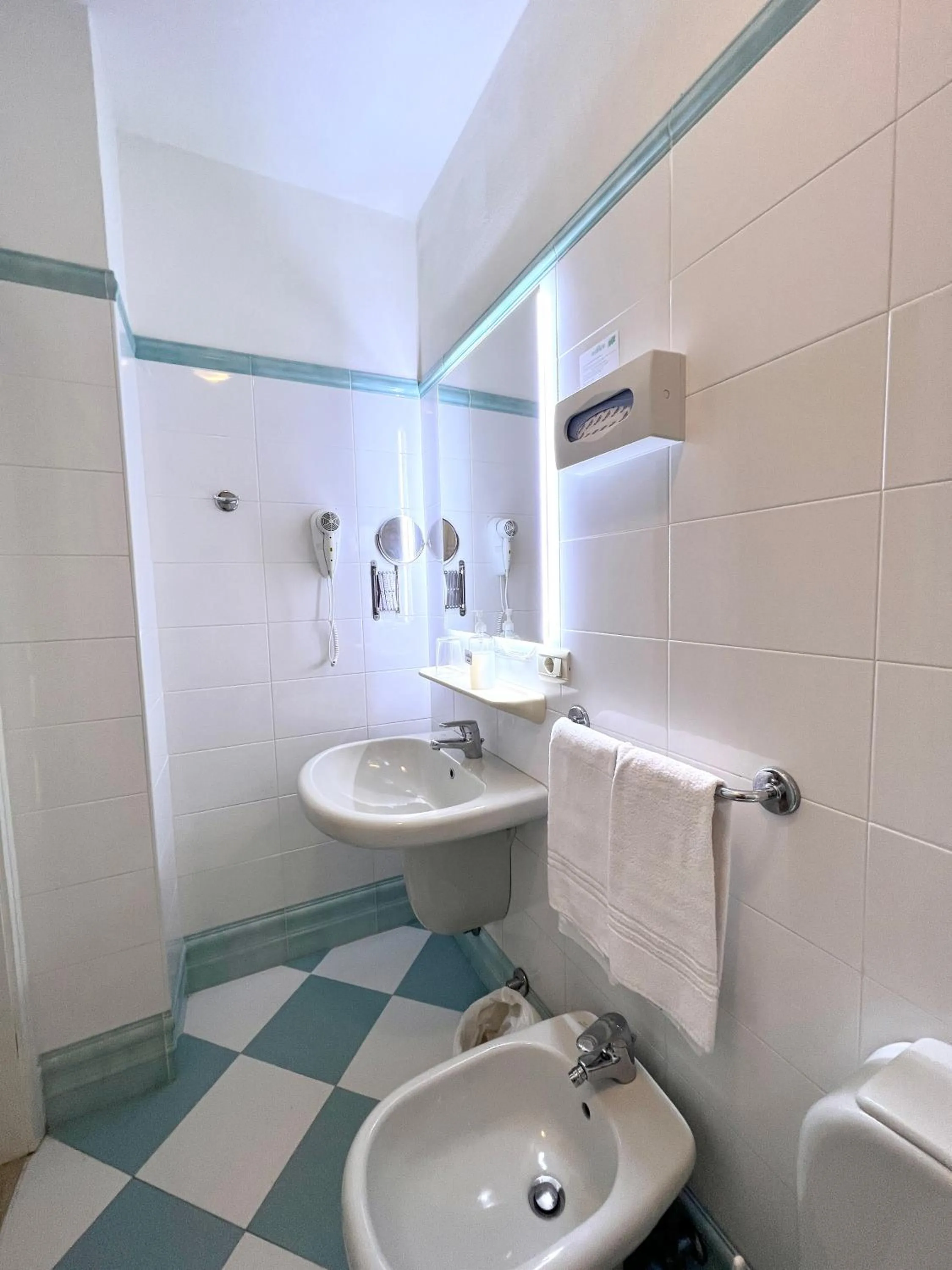 Shower in Hotel Alemagna Bed&Breakfast Bibione Lido del Sole