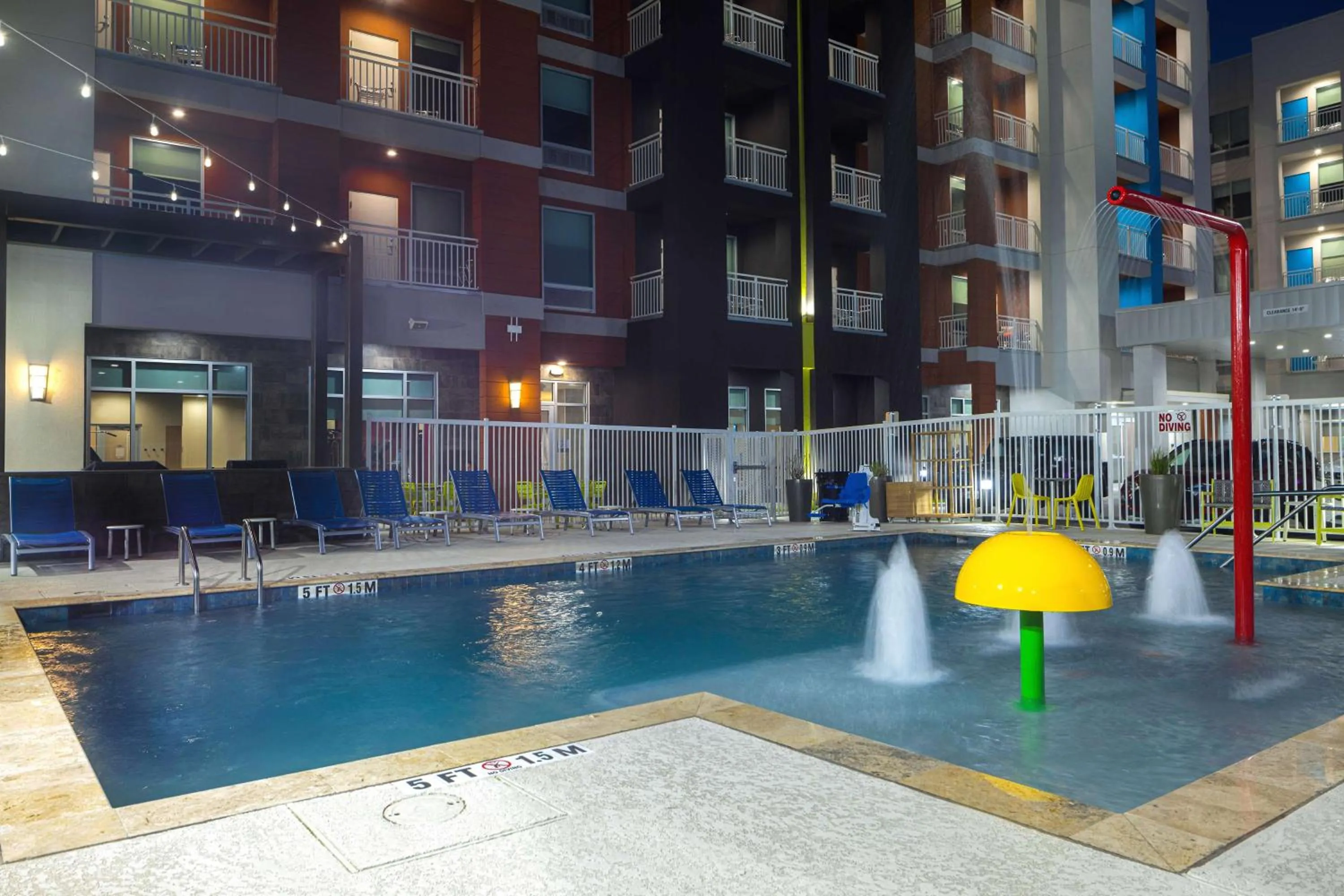 Pool view in Home2 Suites Galveston, Tx