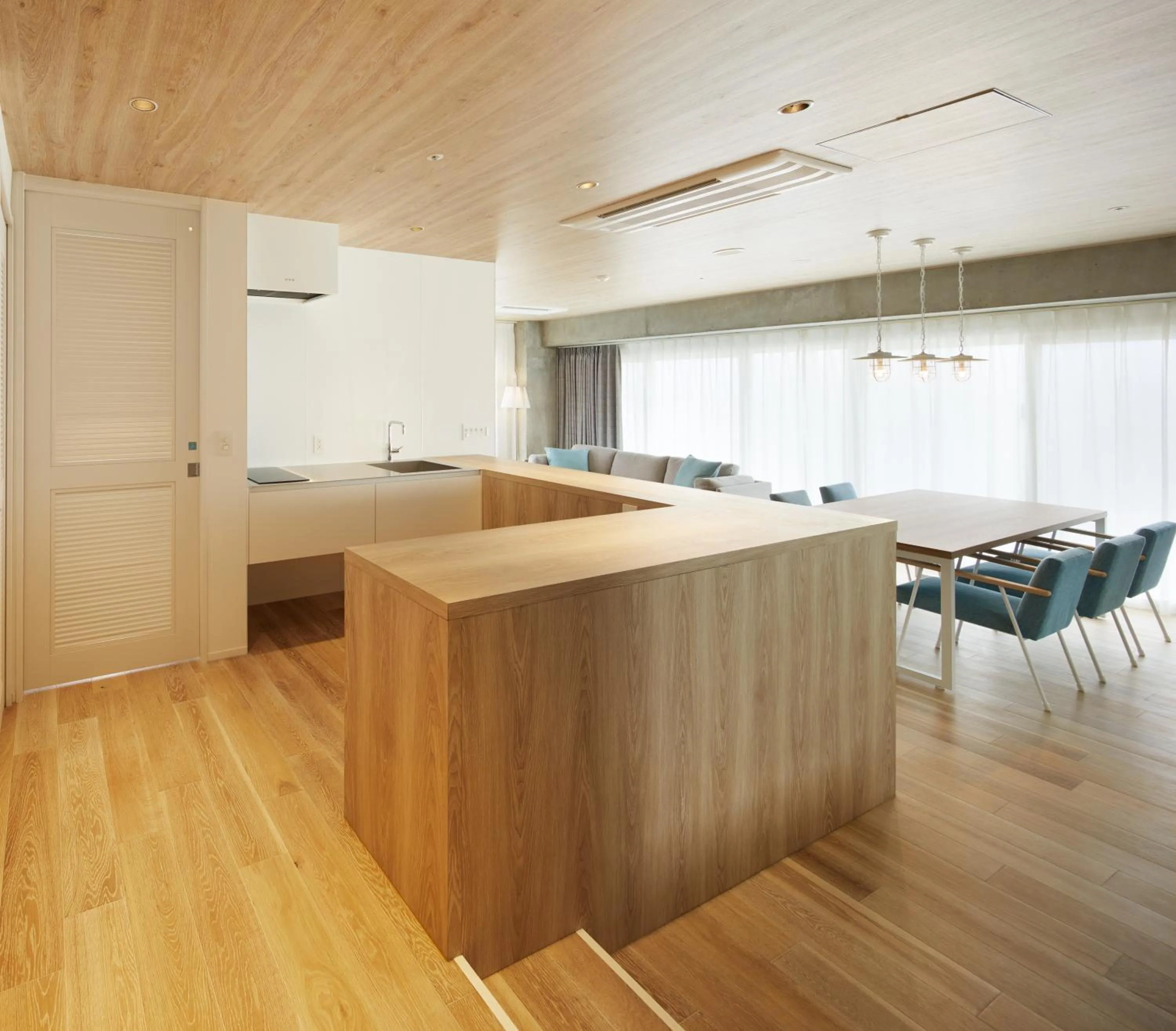 Kitchen or kitchenette in BEB5 Okinawa Seragaki by Hoshino Resorts