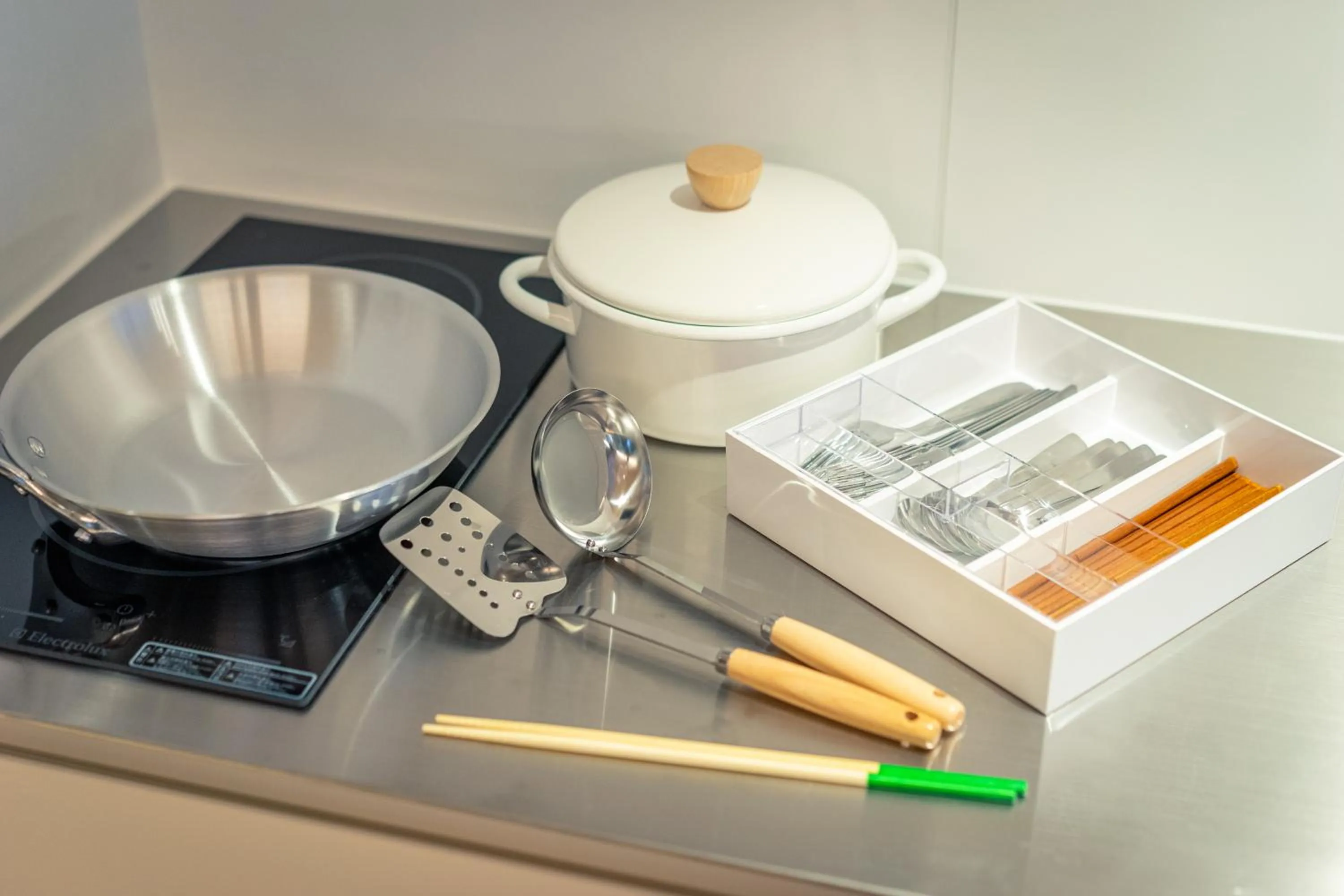 Kitchen or kitchenette in BEB5 Okinawa Seragaki by Hoshino Resorts