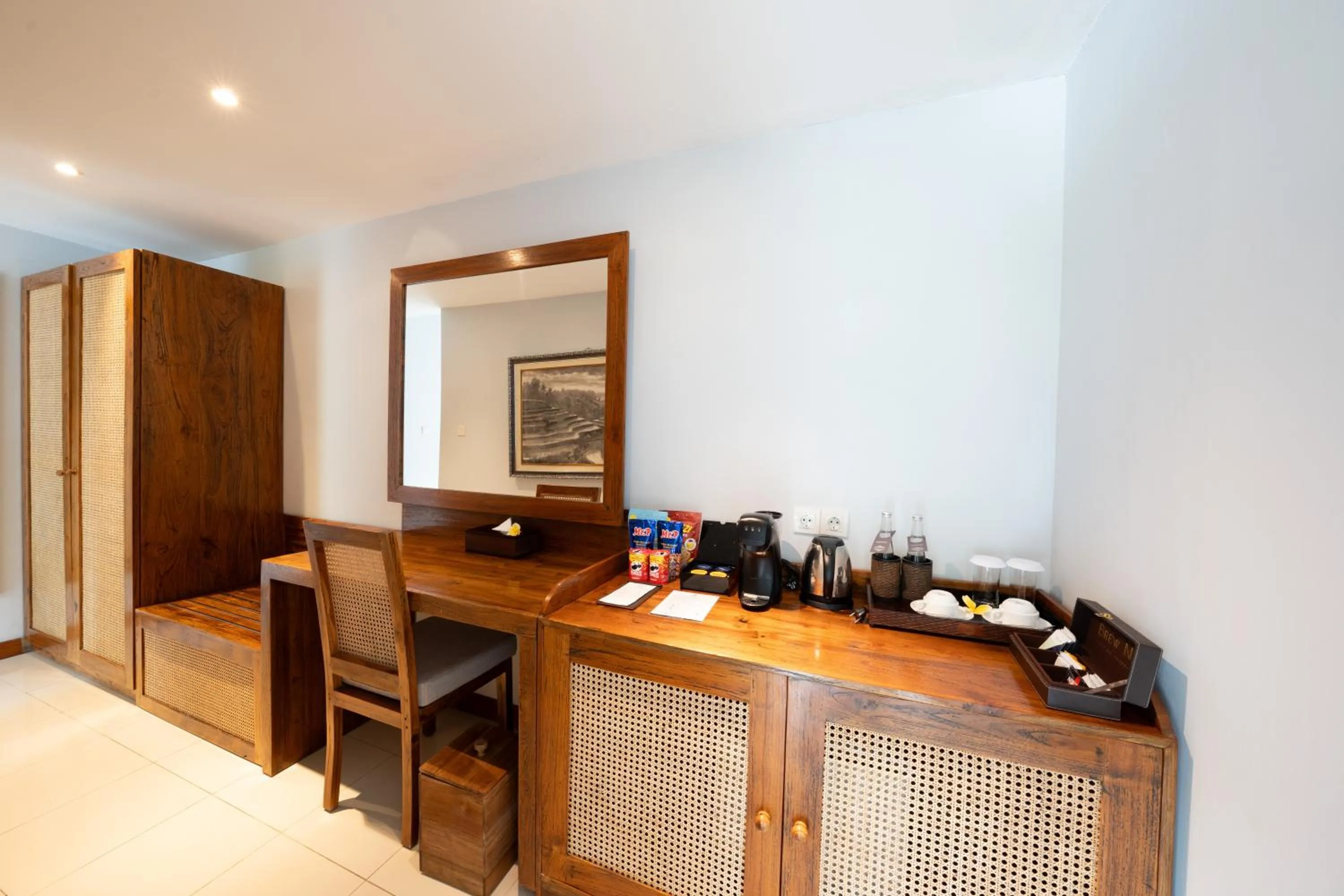 wardrobe in The Lokha Ubud Resort, Villas & SPA