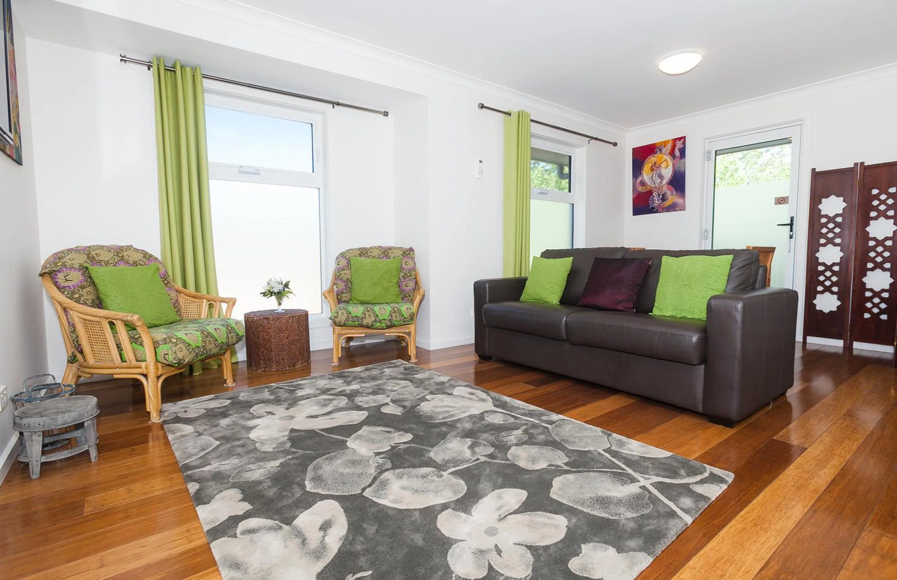 Living room, Seating Area in One of a Kind Apartments