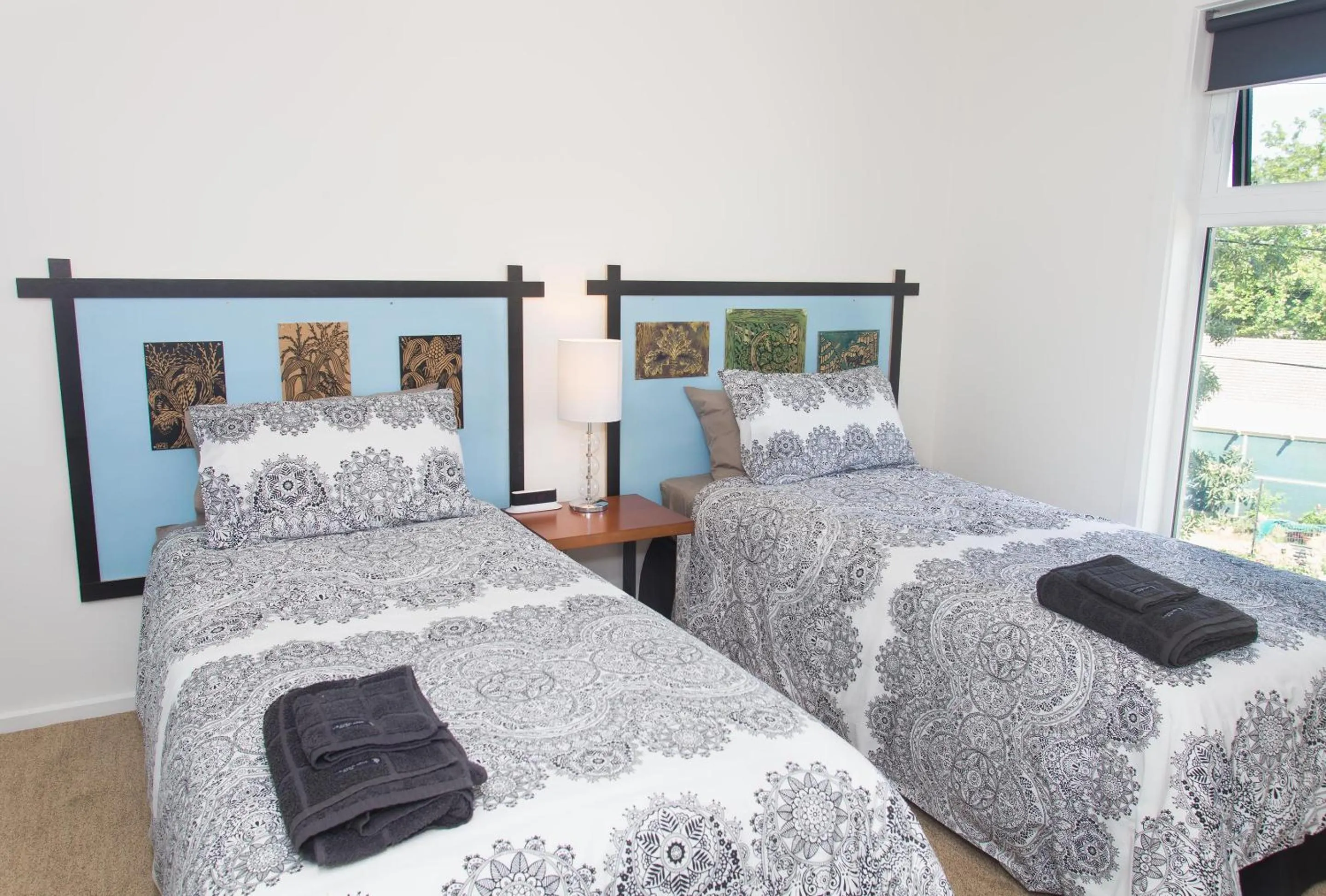 Bed in One of a Kind Apartments