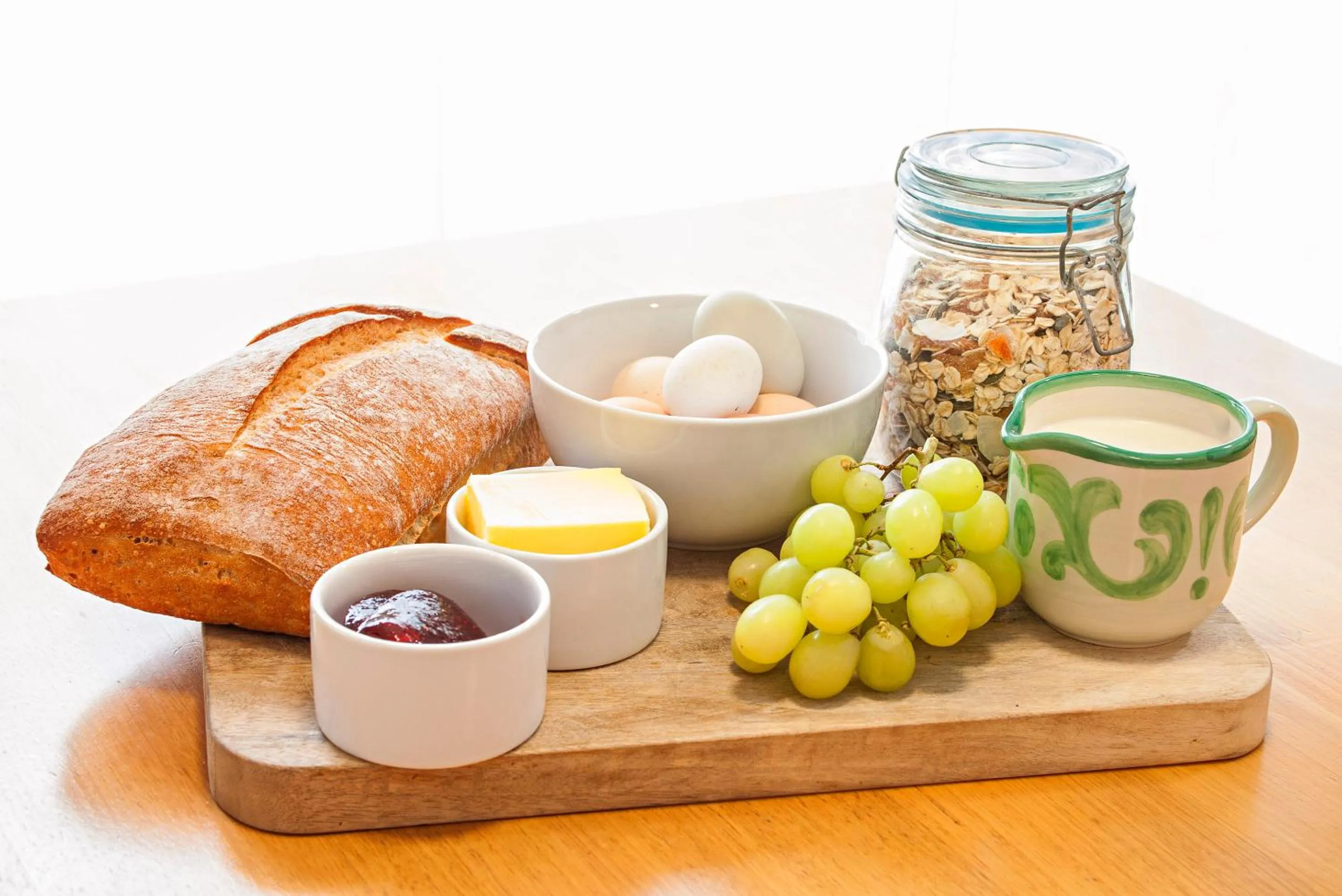 Continental breakfast in One of a Kind Apartments