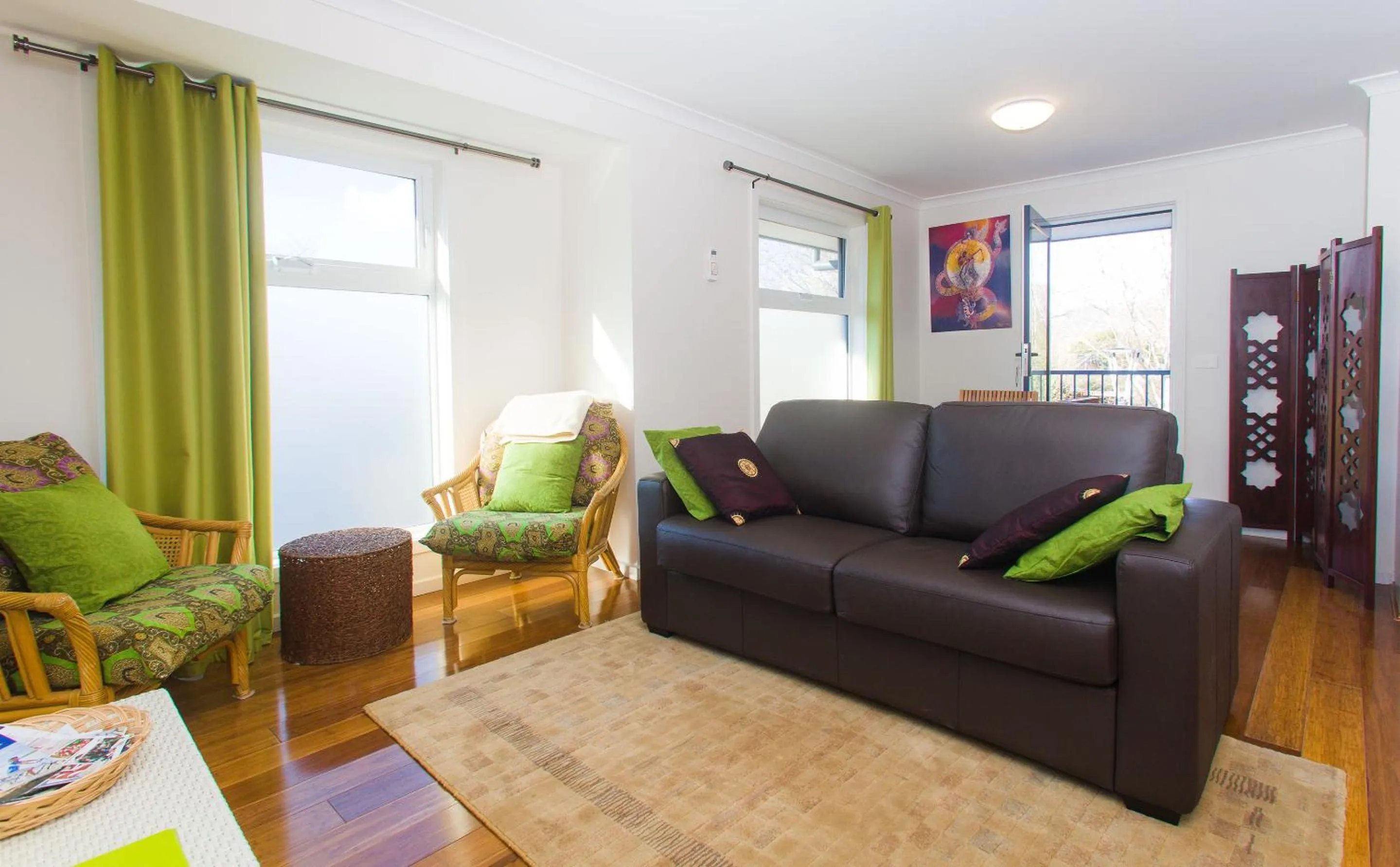 Living room, Seating Area in One of a Kind Apartments