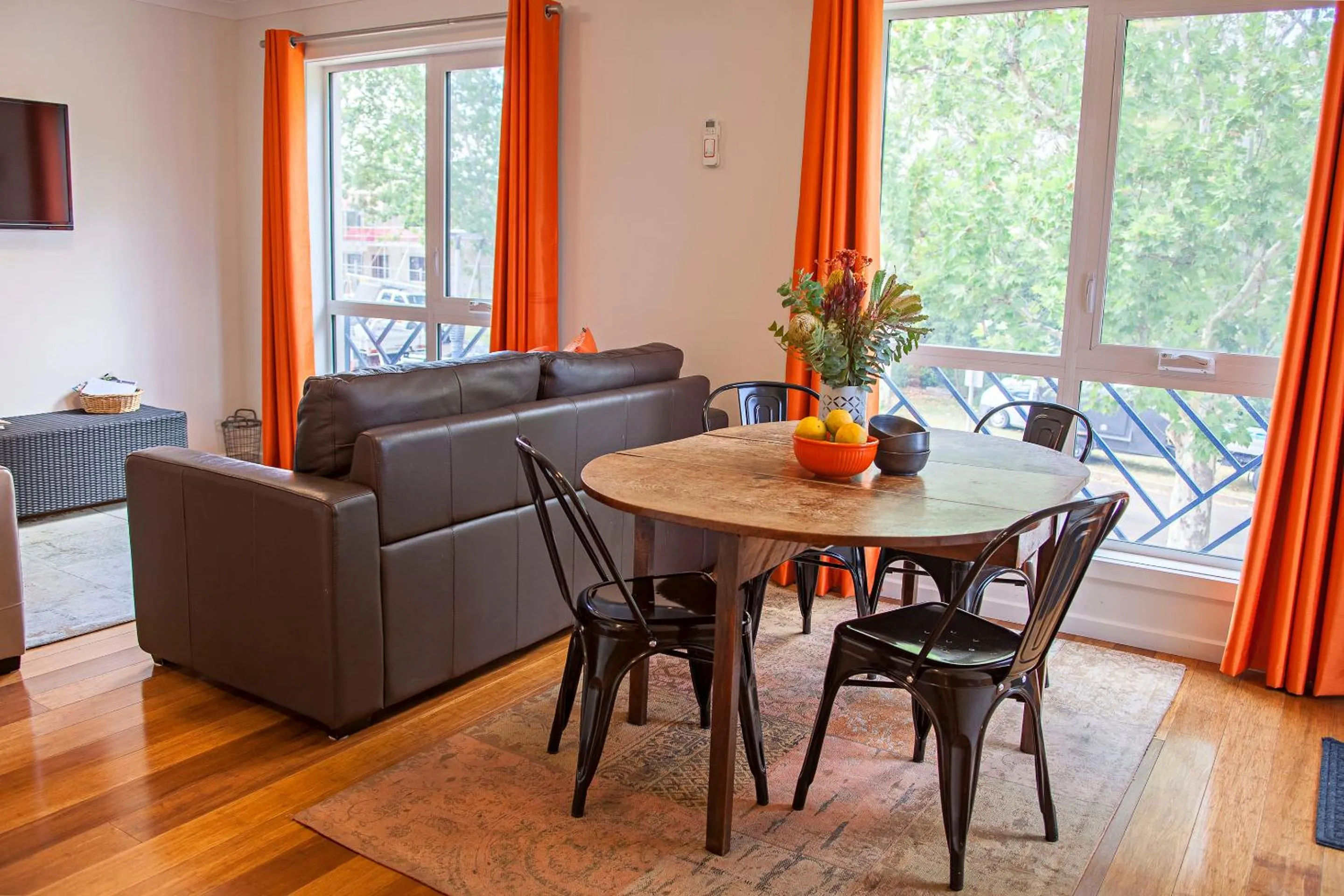 Living room, Seating Area in One of a Kind Apartments