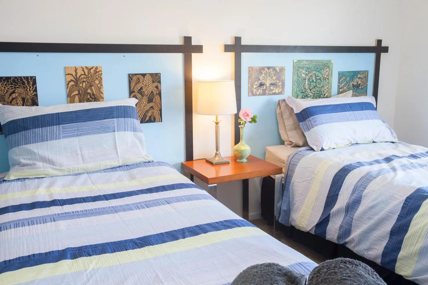 Bed in One of a Kind Apartments