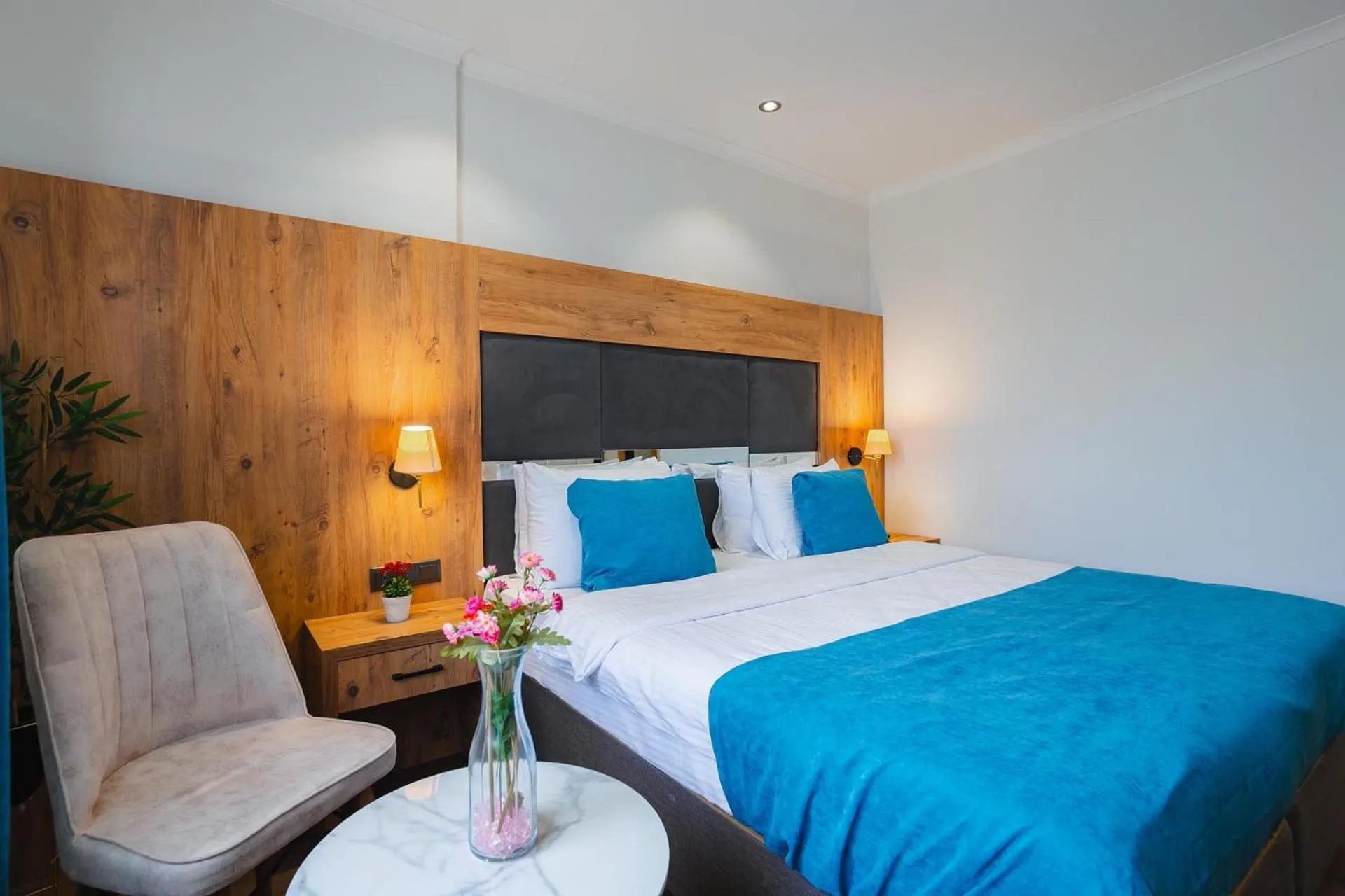 Bed in Berlin Suite Hotel Trabzon