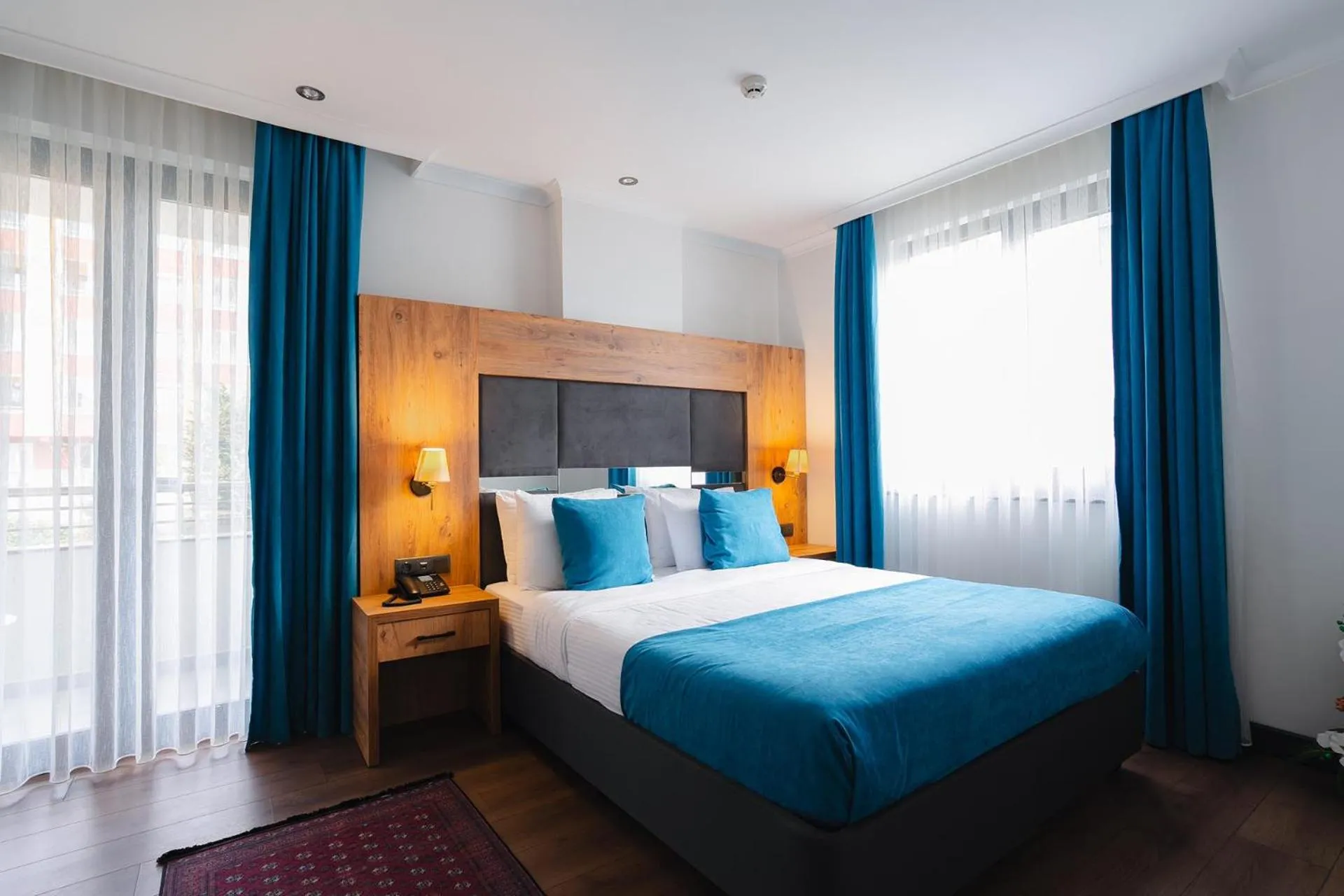 Bed in Berlin Suite Hotel Trabzon