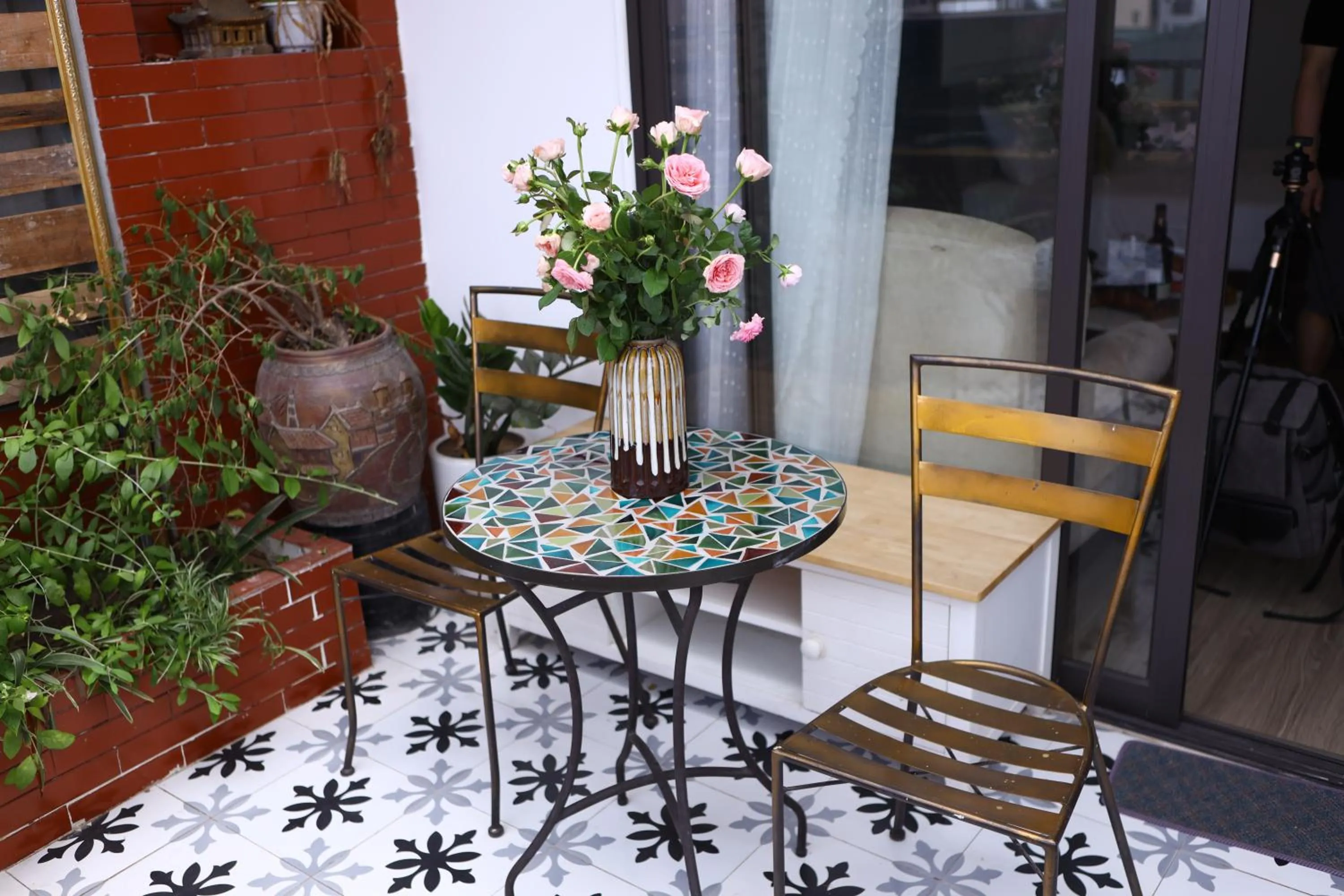 Balcony/Terrace in Art Hotel Ha Noi