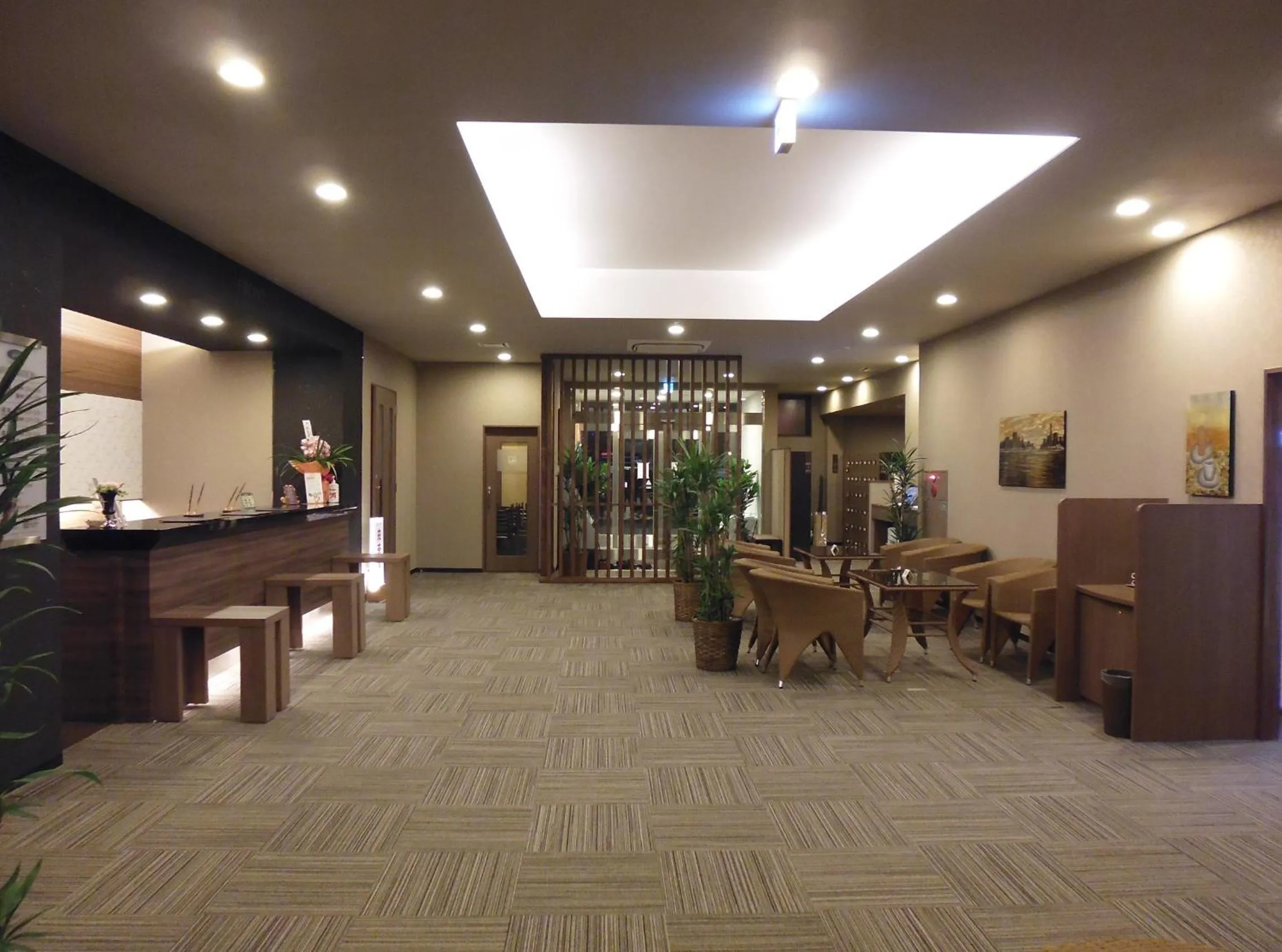 Lobby or reception in Hotel Route Inn Tagajo-Eki Higashi