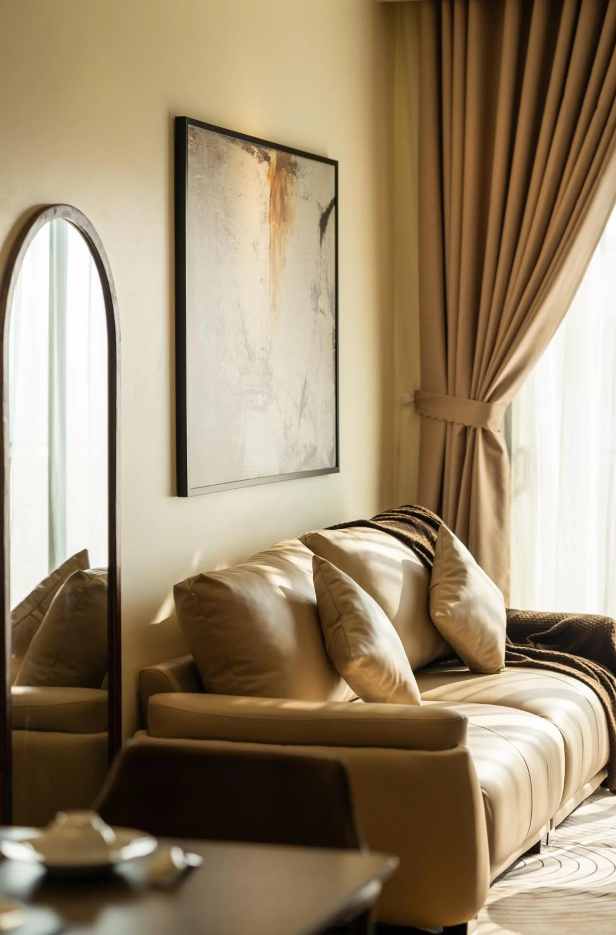 Bed in TTR Central Apart Hotel