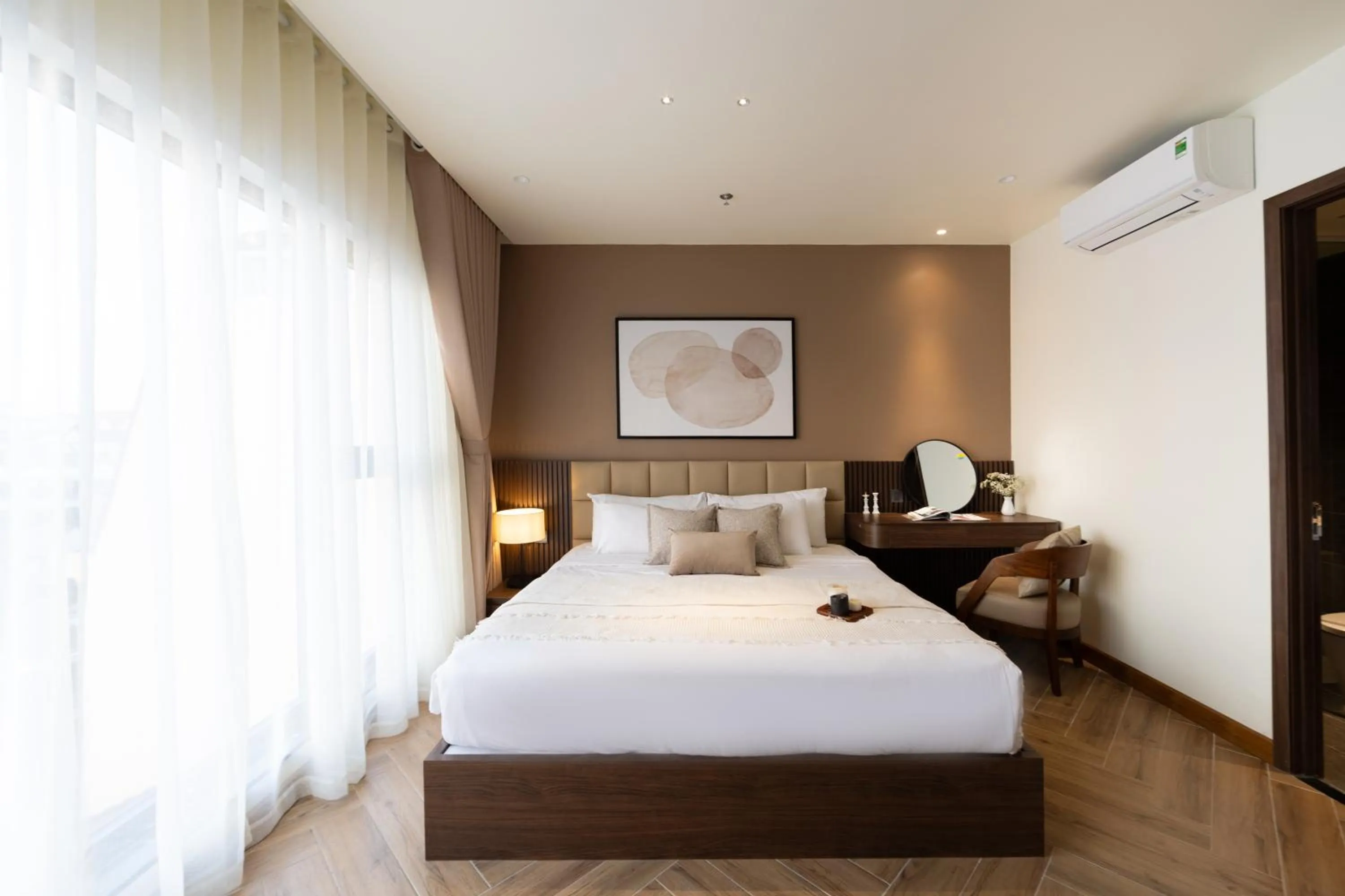 Bed in TTR Central Apart Hotel