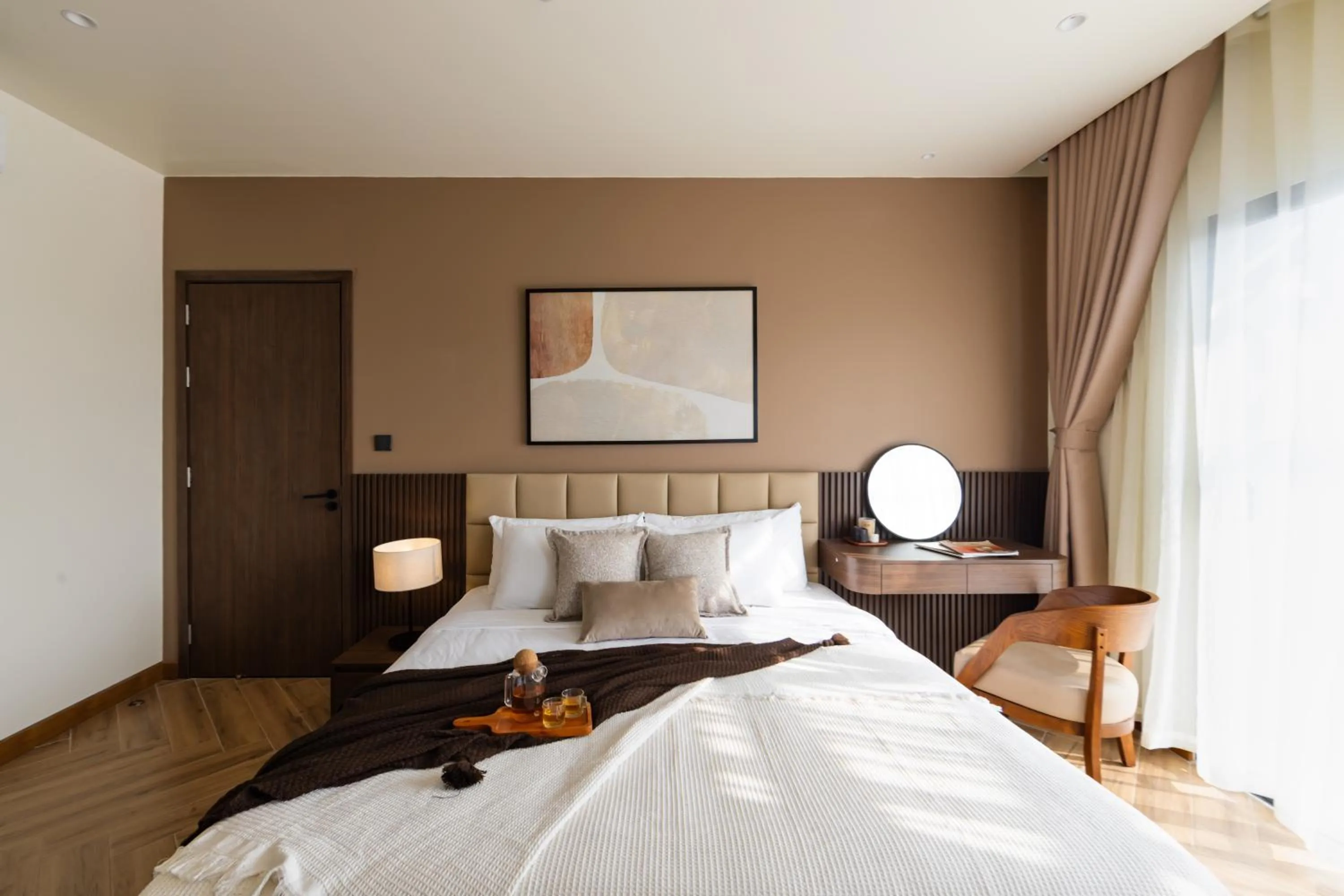 Bed in TTR Central Apart Hotel