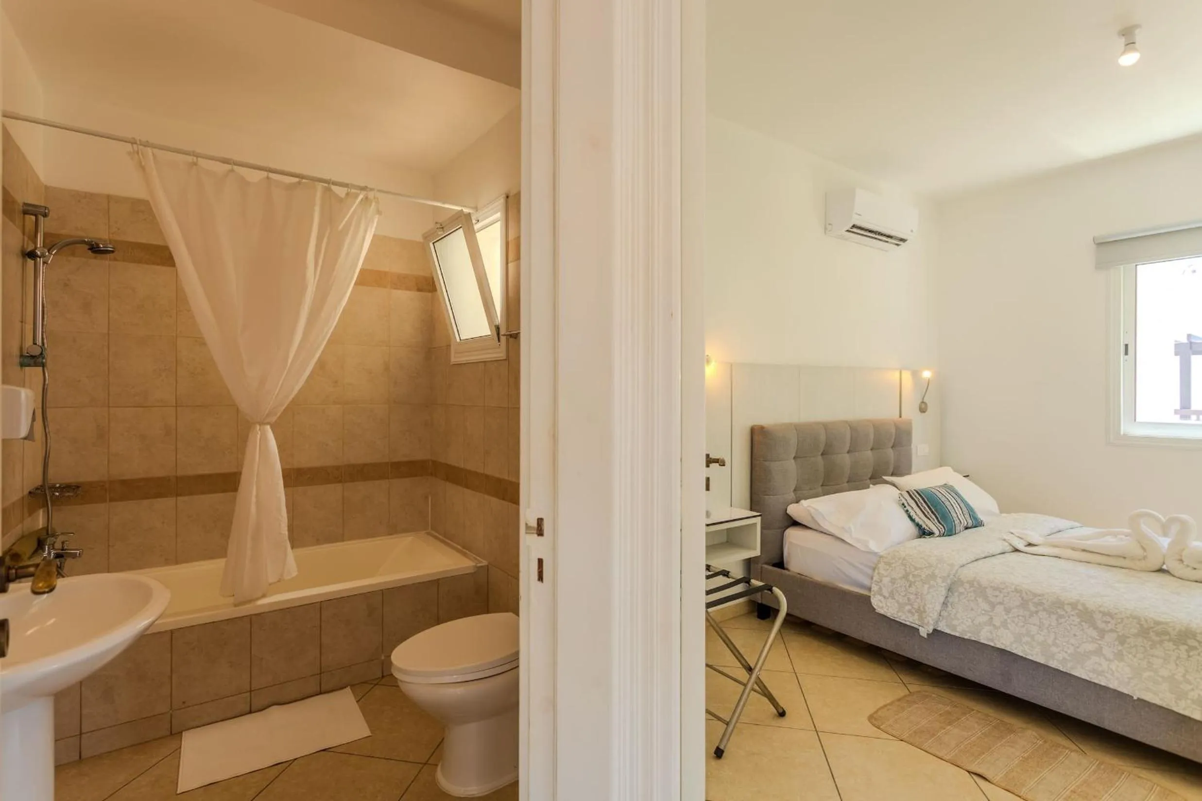 Bathroom, Bed in Artemis Cynthia Complex