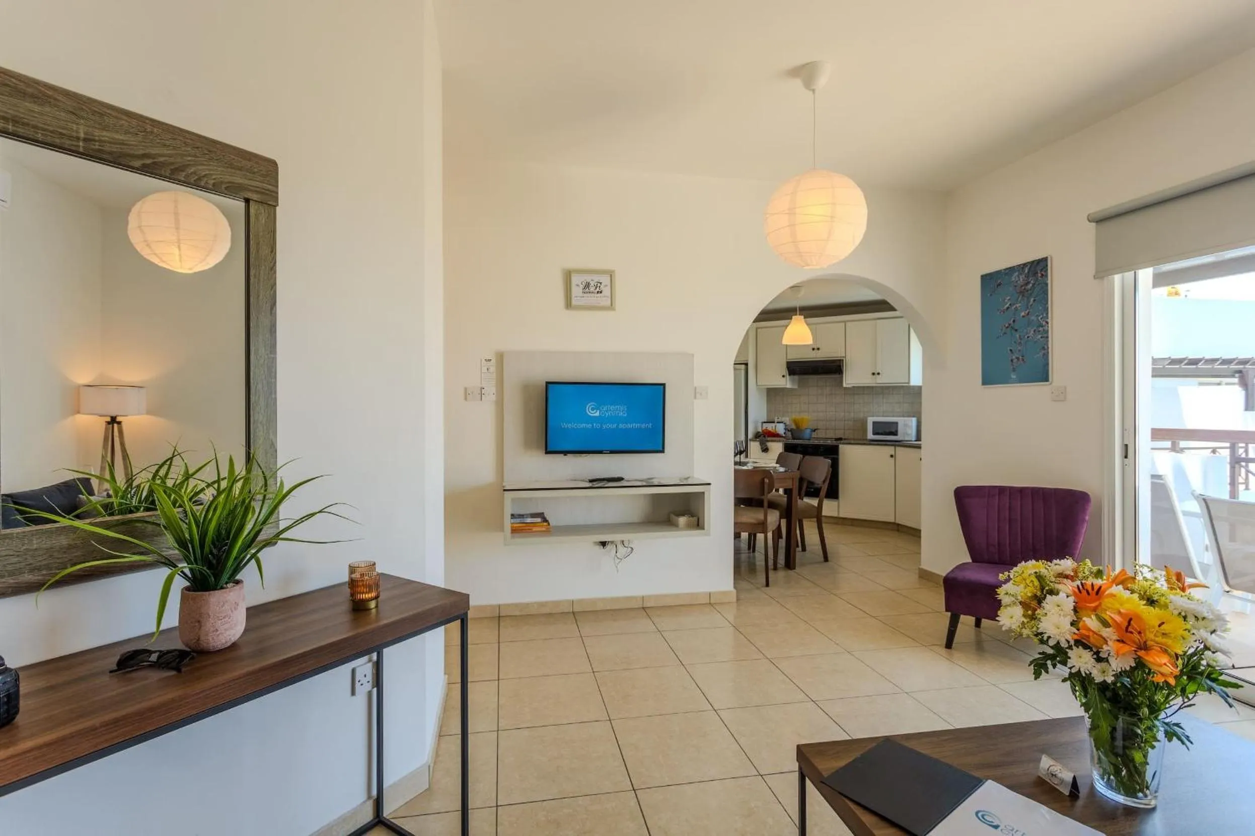 Living room in Artemis Cynthia Complex