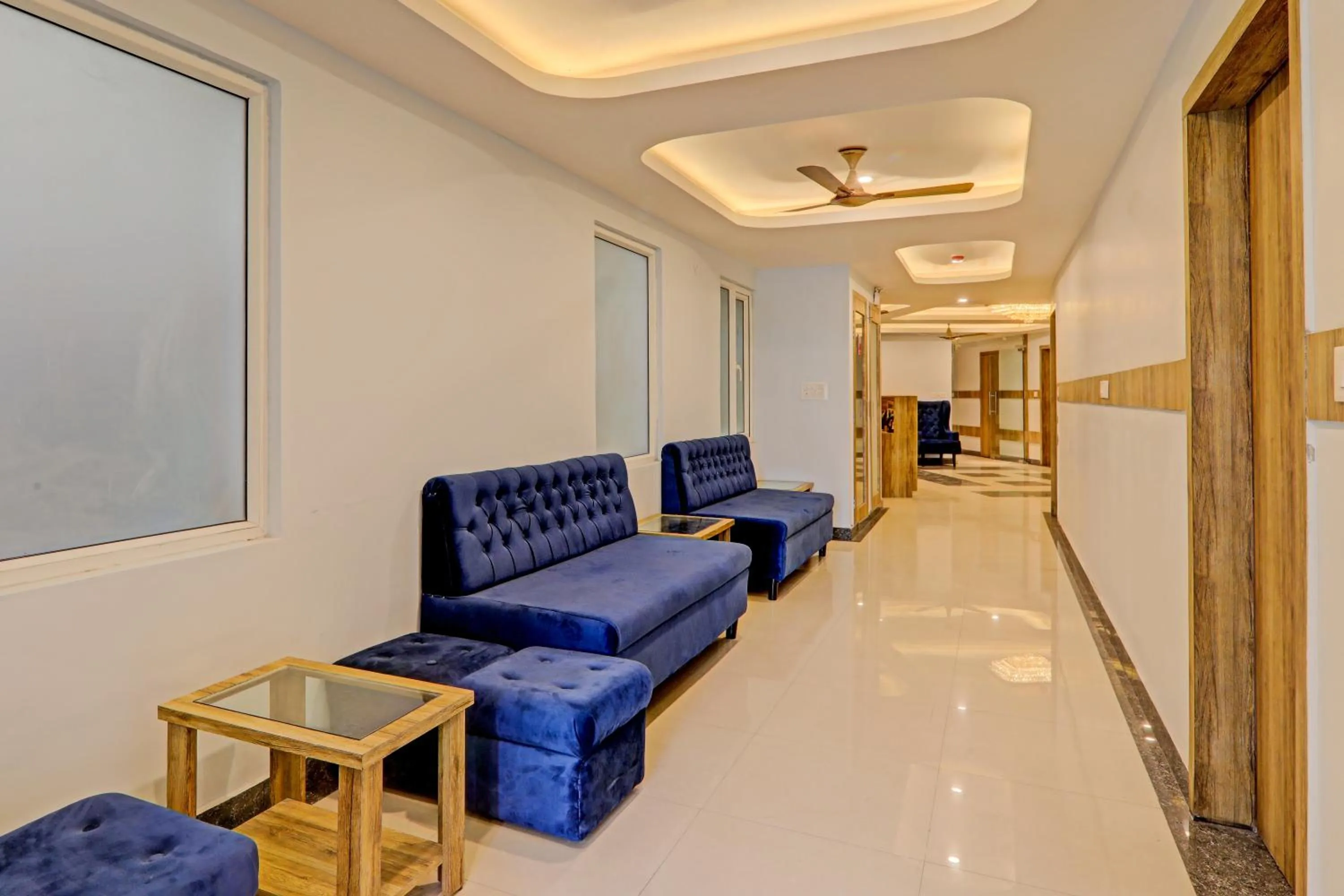 Seating area in Hotel Heera Grand