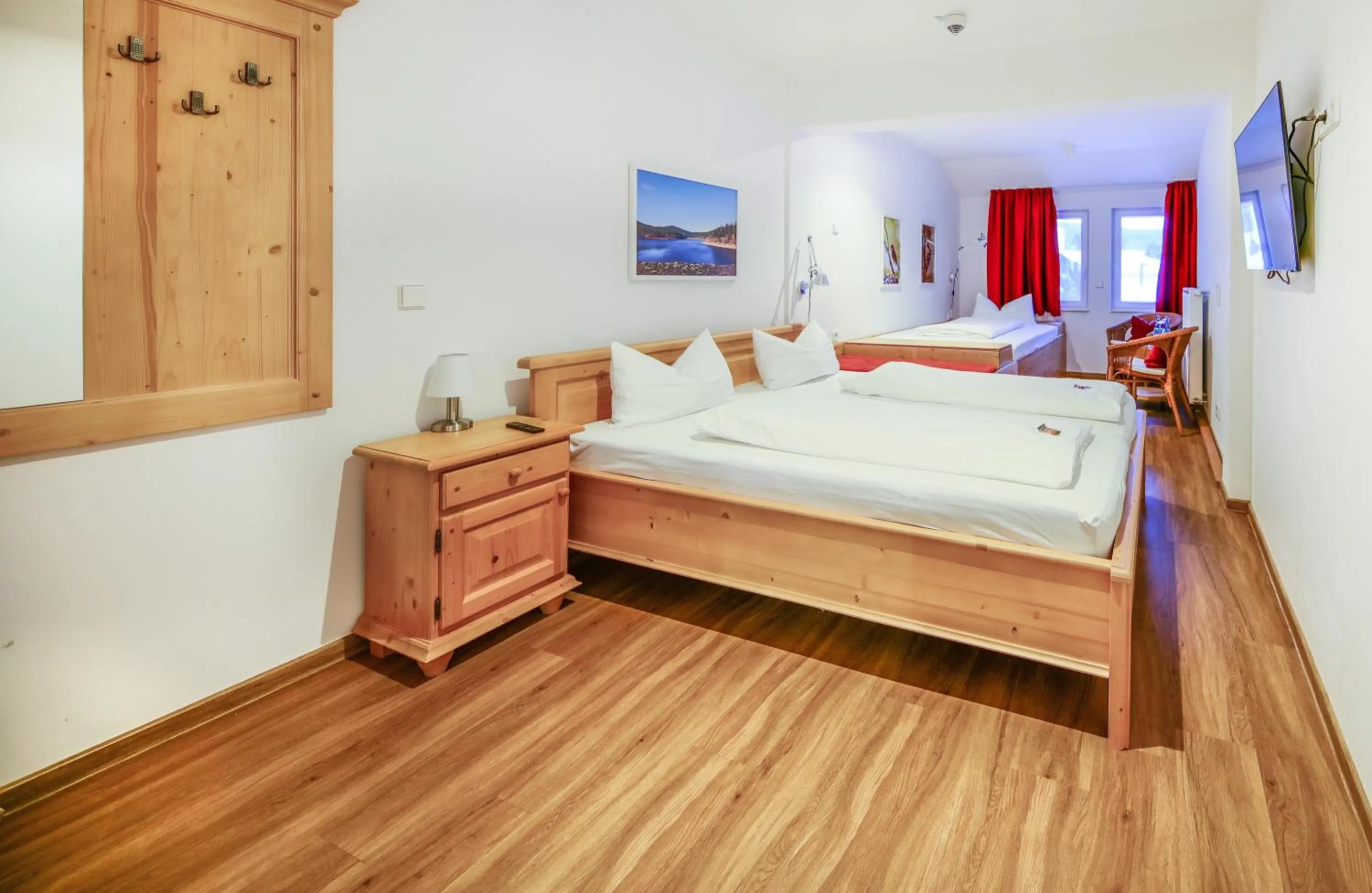 Photo of the whole room, Bed in Gasthof Lafette