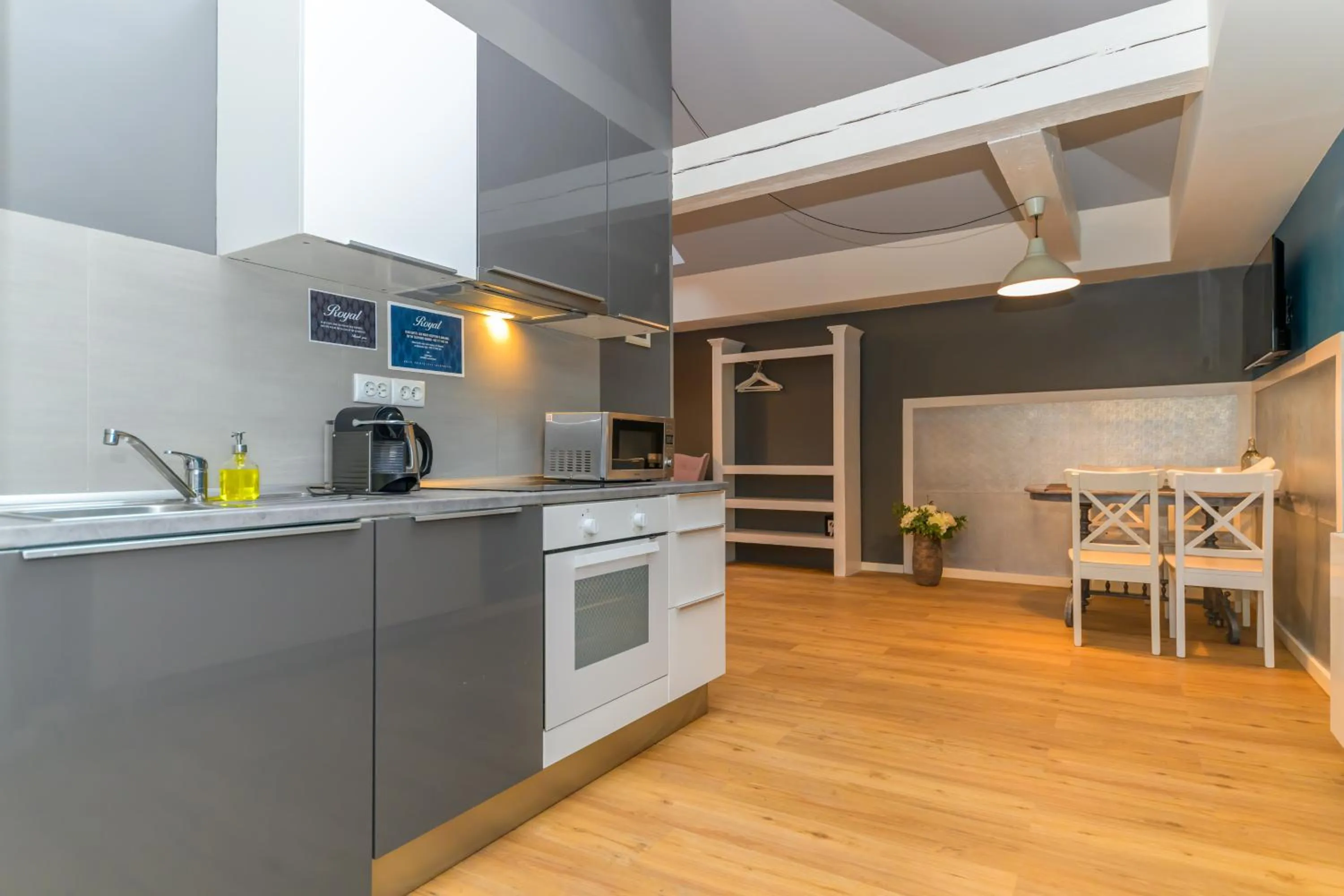 Kitchen or kitchenette in Royal Prague City Apartments