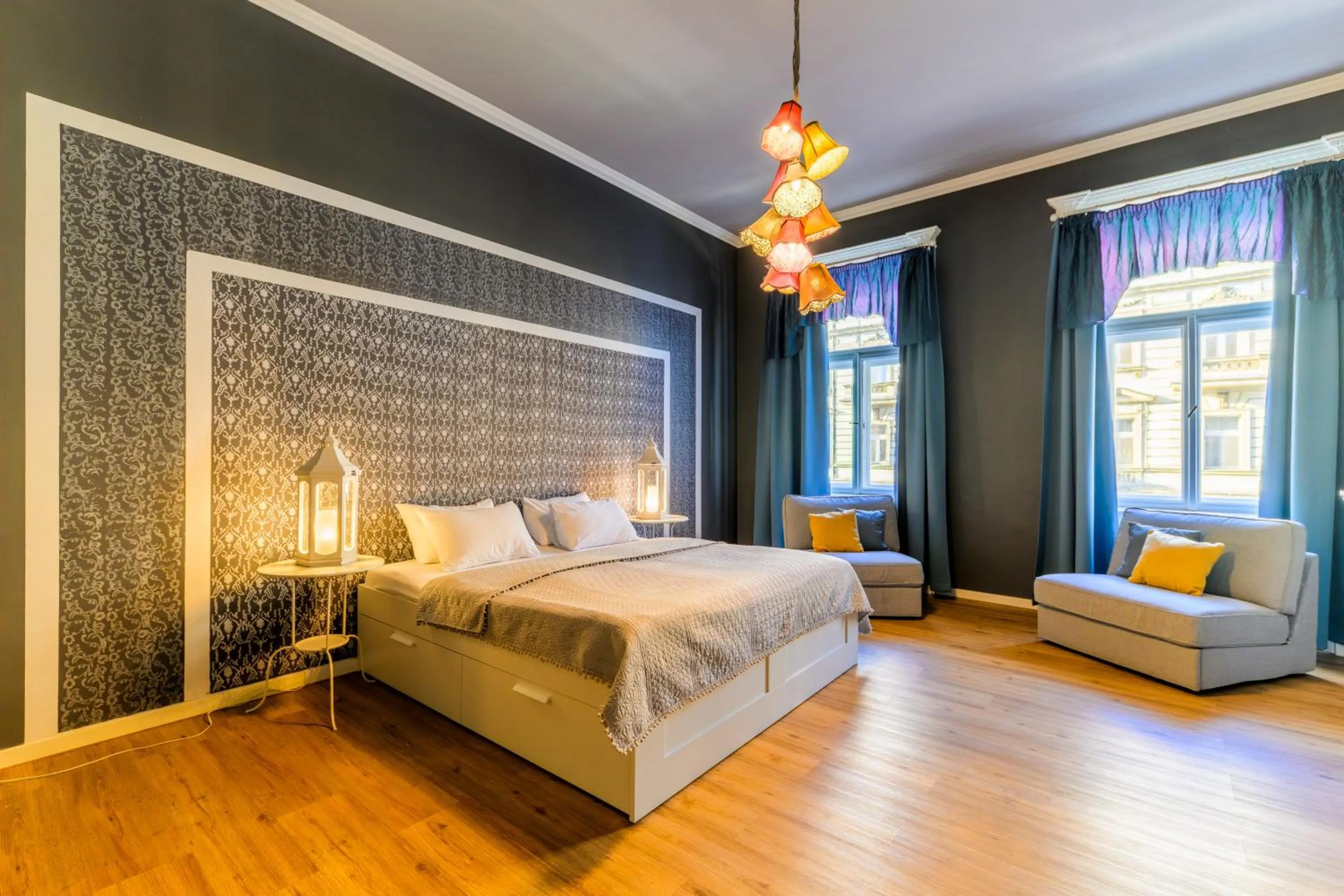 Bedroom, Bed in Royal Prague City Apartments