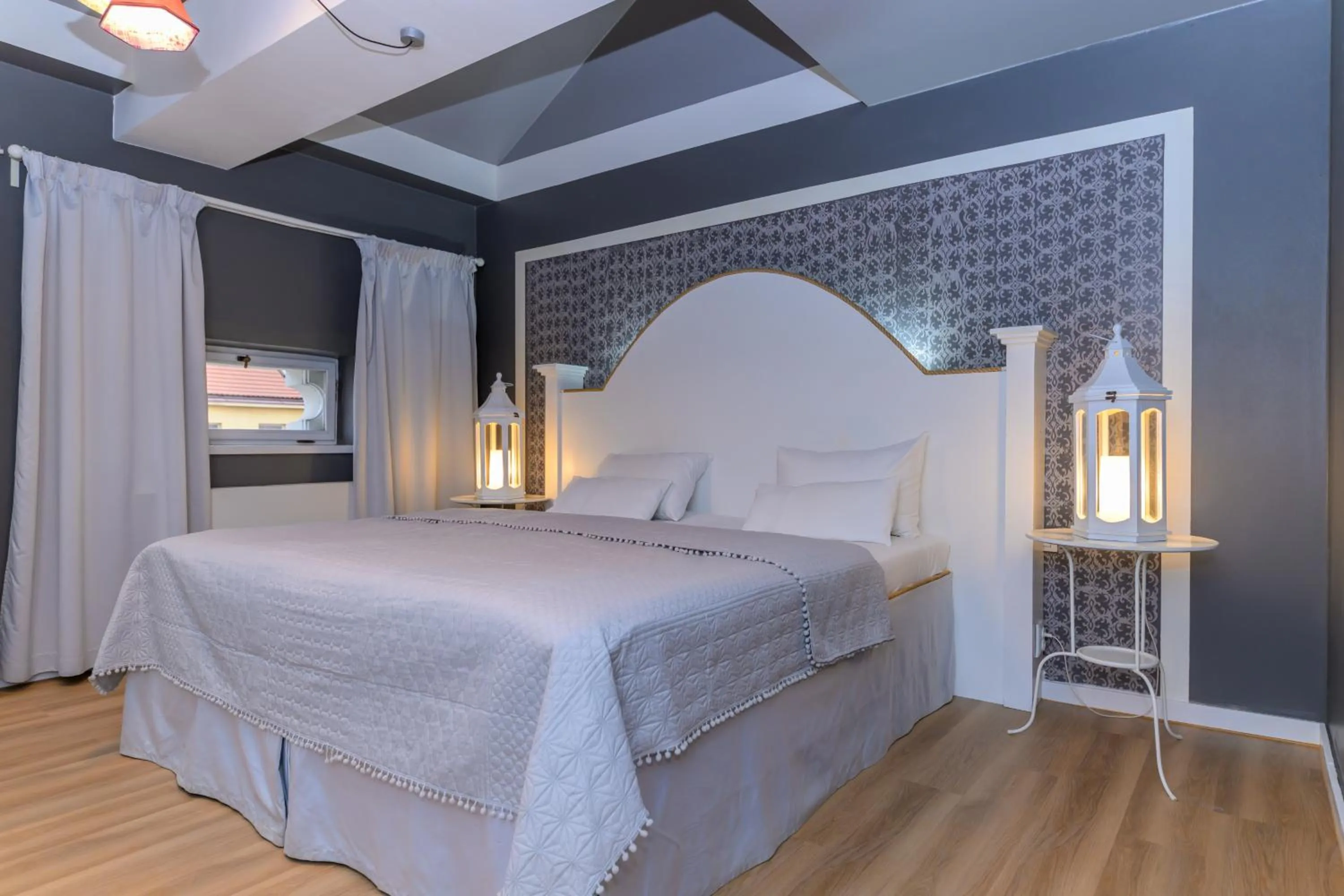 Bed in Royal Prague City Apartments