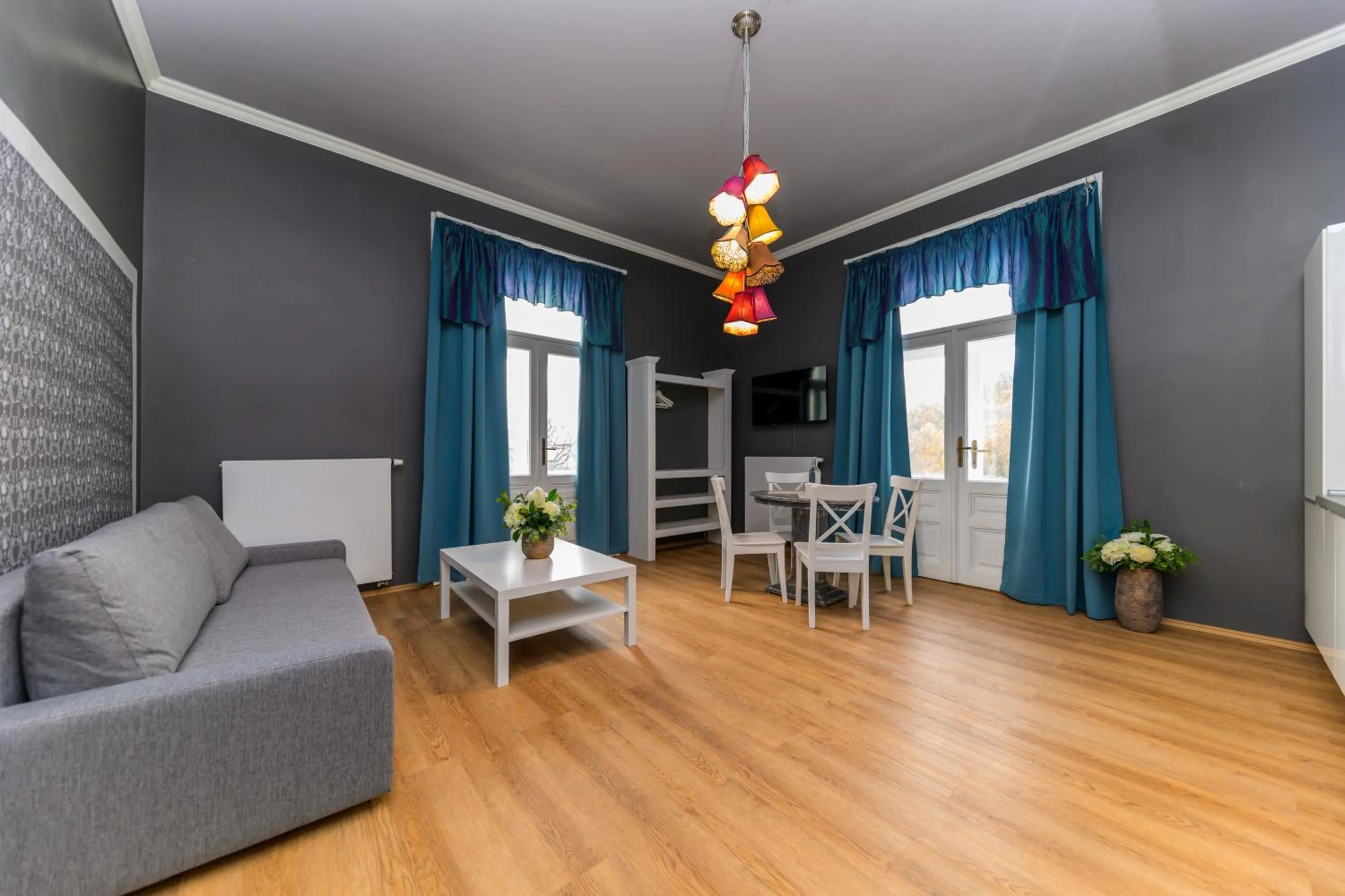 Seating area in Royal Prague City Apartments