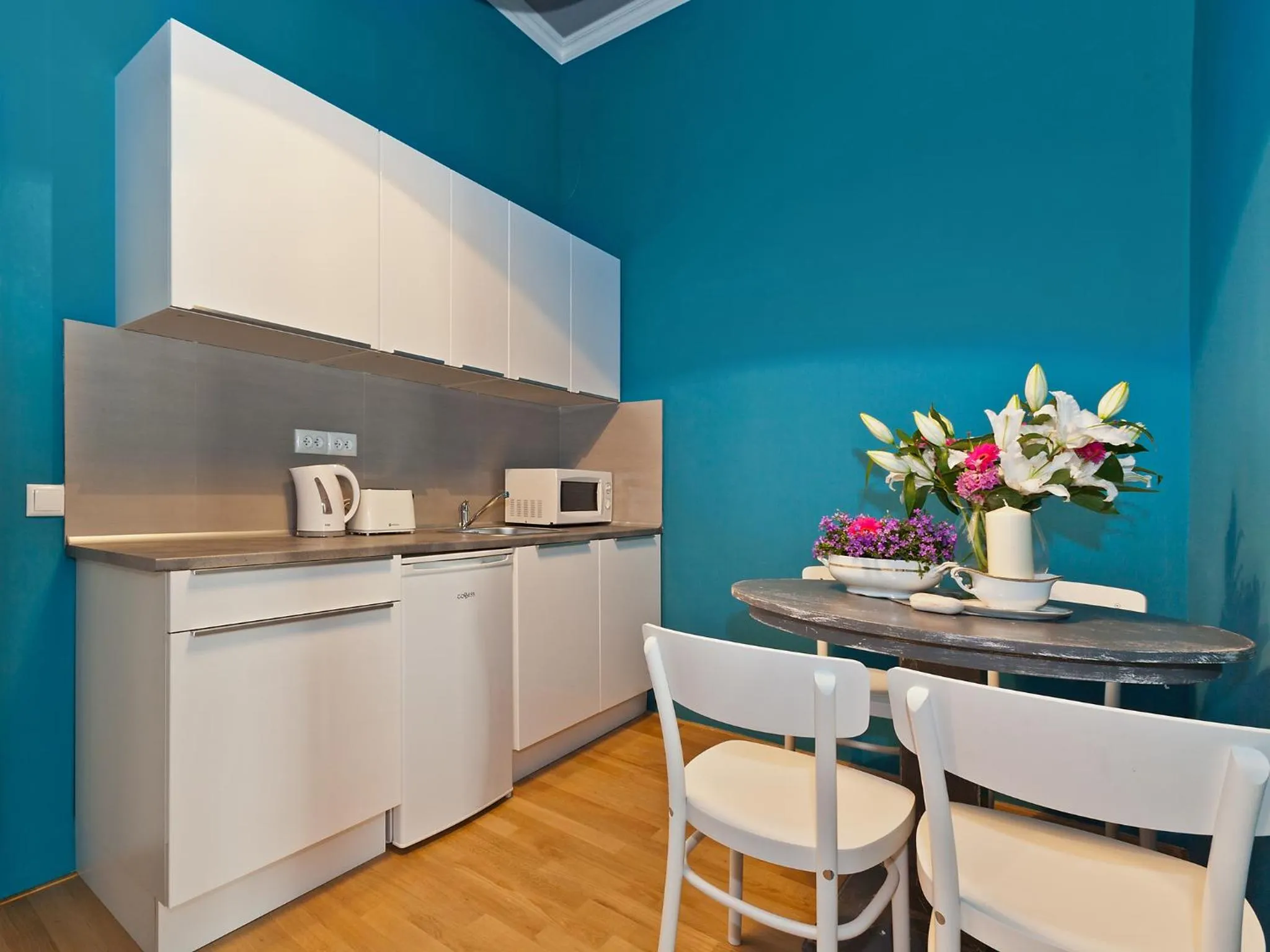 Kitchen or kitchenette in Royal Prague City Apartments