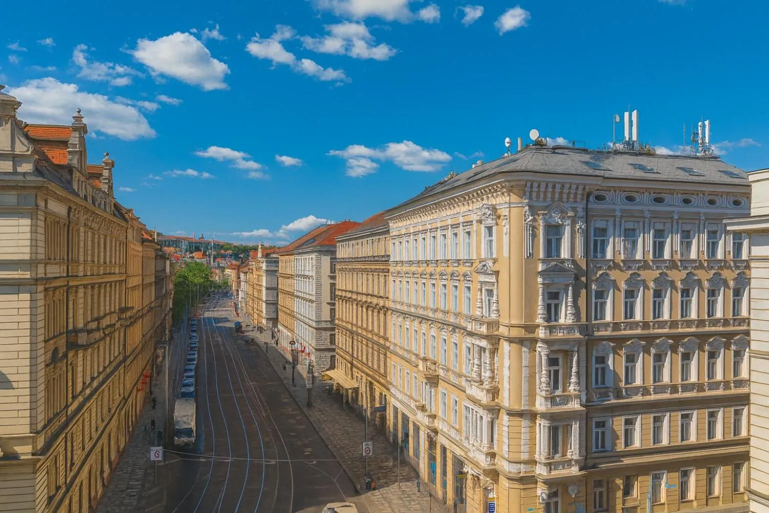 Property building in Royal Prague City Apartments
