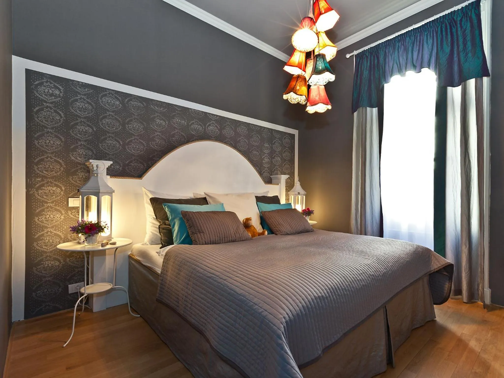 Bed in Royal Prague City Apartments