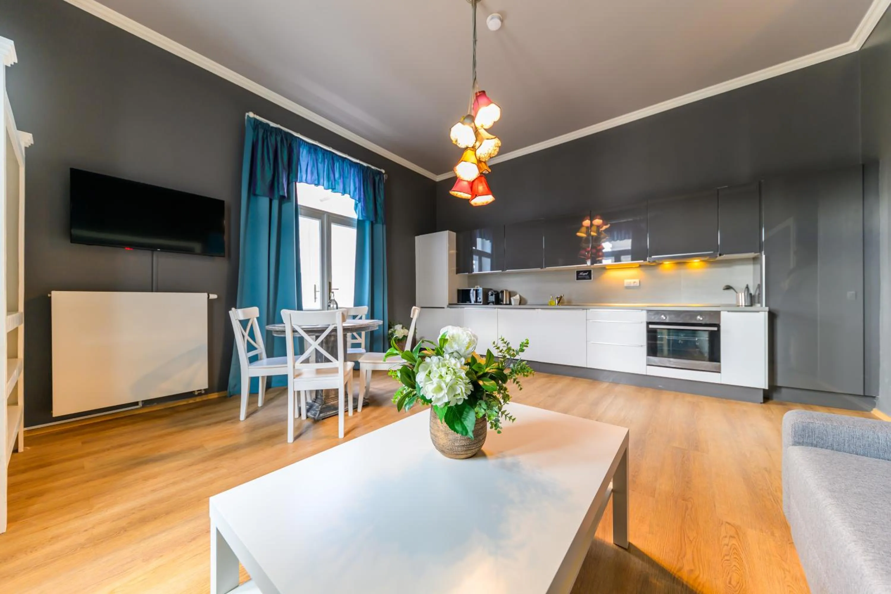 Kitchen or kitchenette in Royal Prague City Apartments