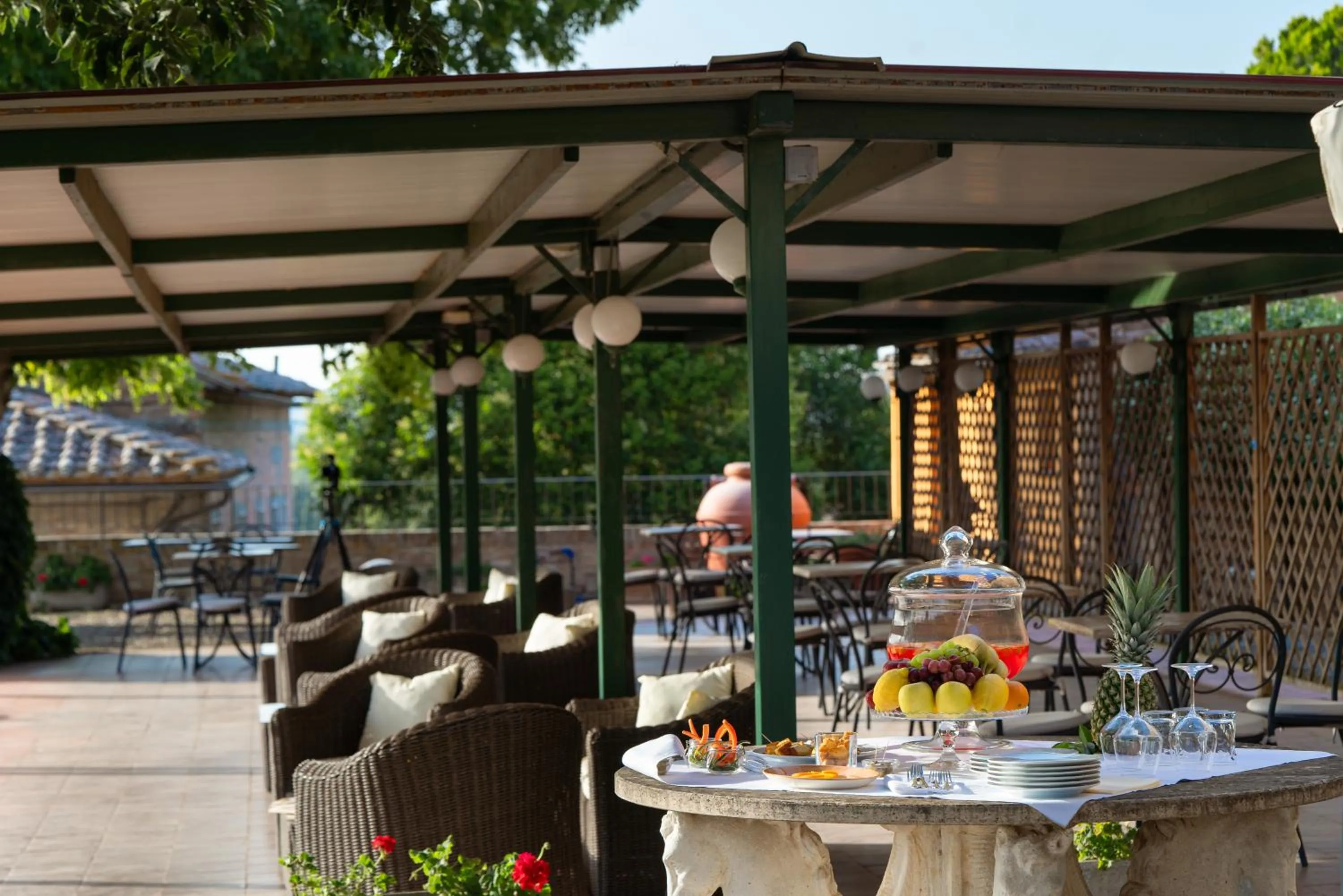 Garden in Hotel Ristorante Borgo Antico