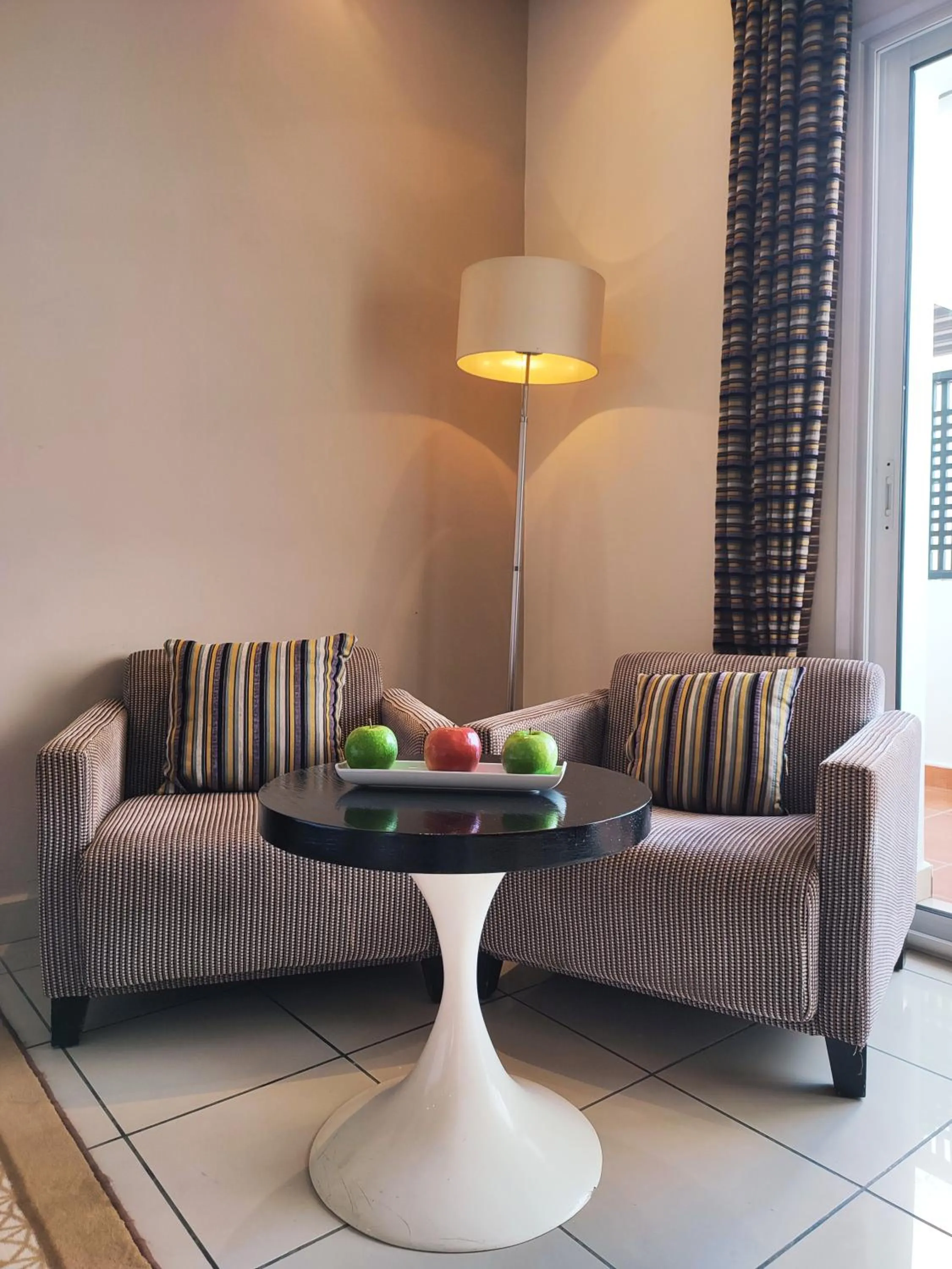 Seating area in Hotel Andalucia Tangier