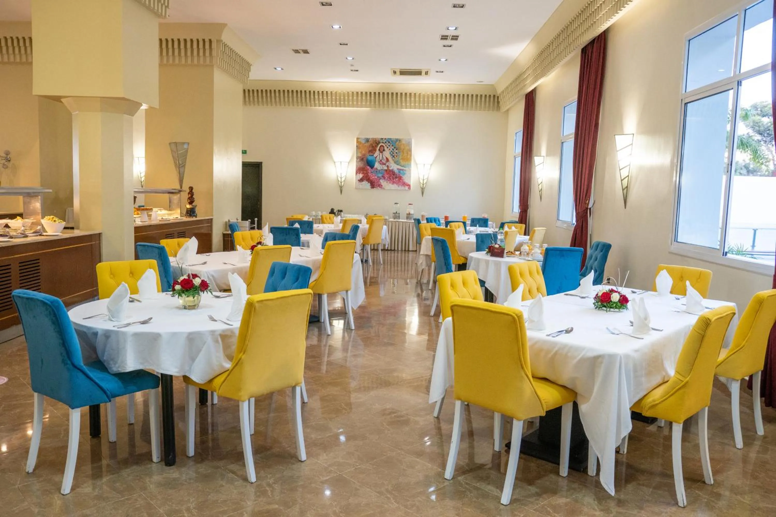 Restaurant/places to eat in Hotel Andalucia Tangier