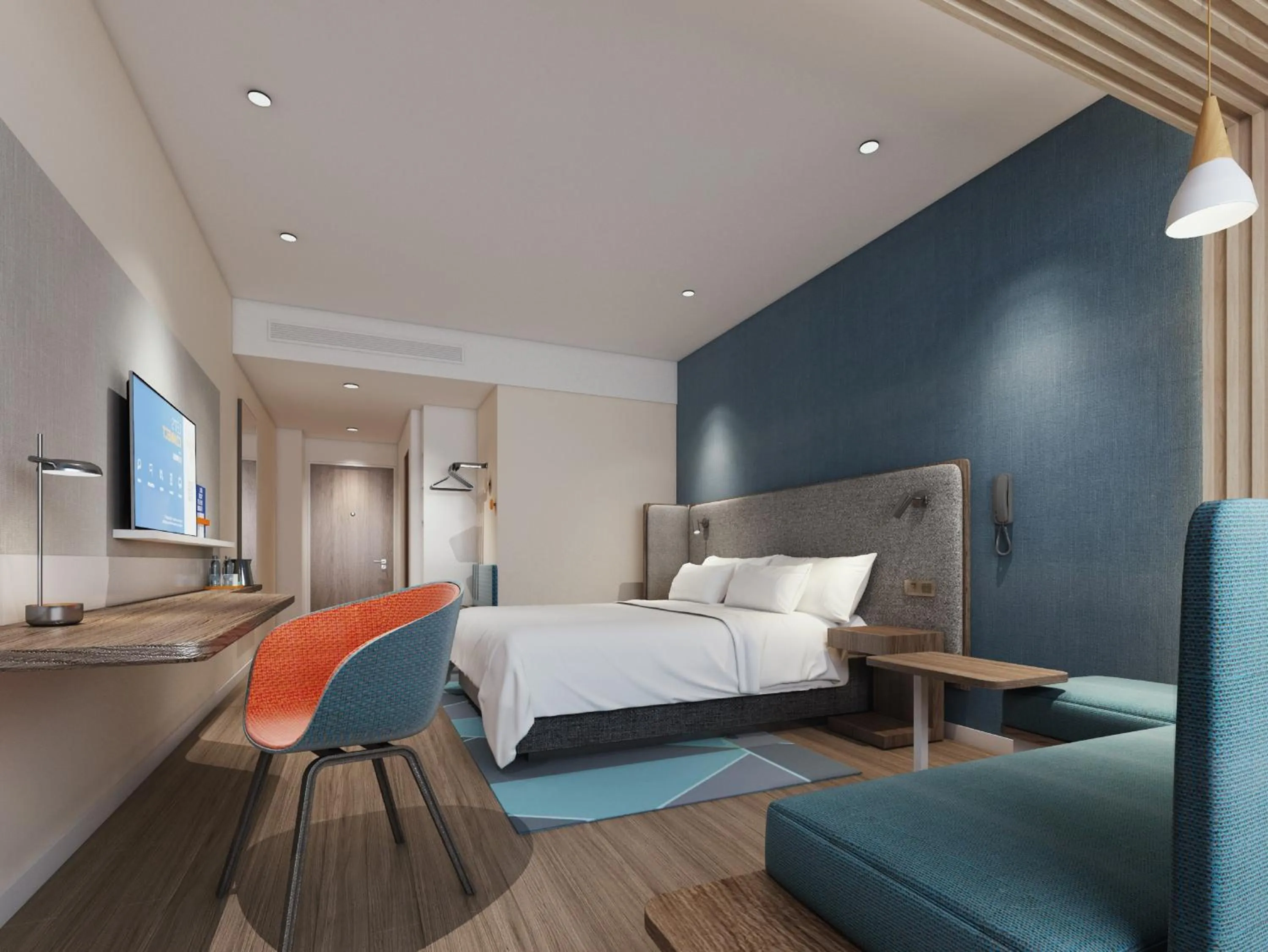 Photo of the whole room, Bed in Holiday Inn Express Lanzhou New Area by IHG