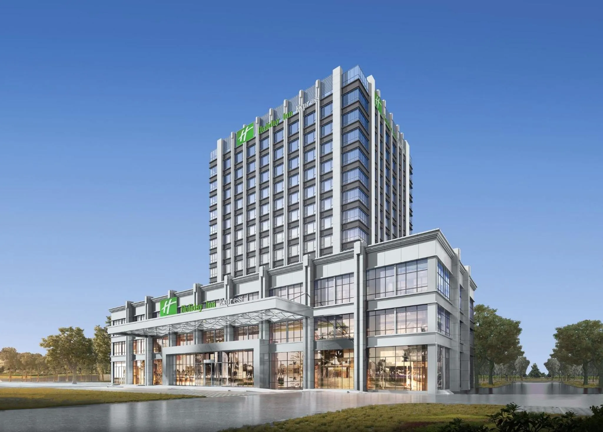Property building in Holiday Inn Express Lanzhou New Area by IHG