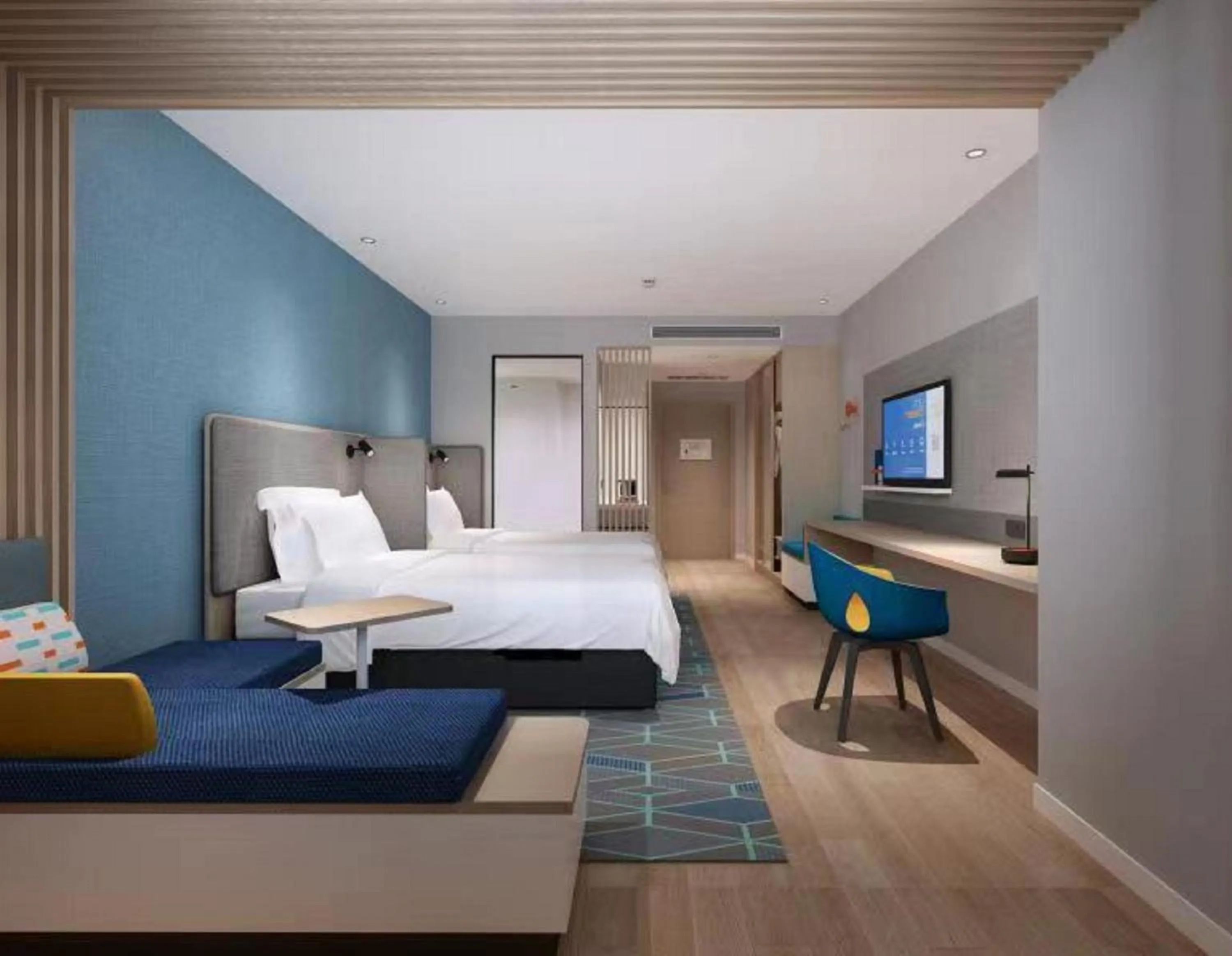Area and facilities, Bed in Holiday Inn Express Tianjin Binhai by IHG