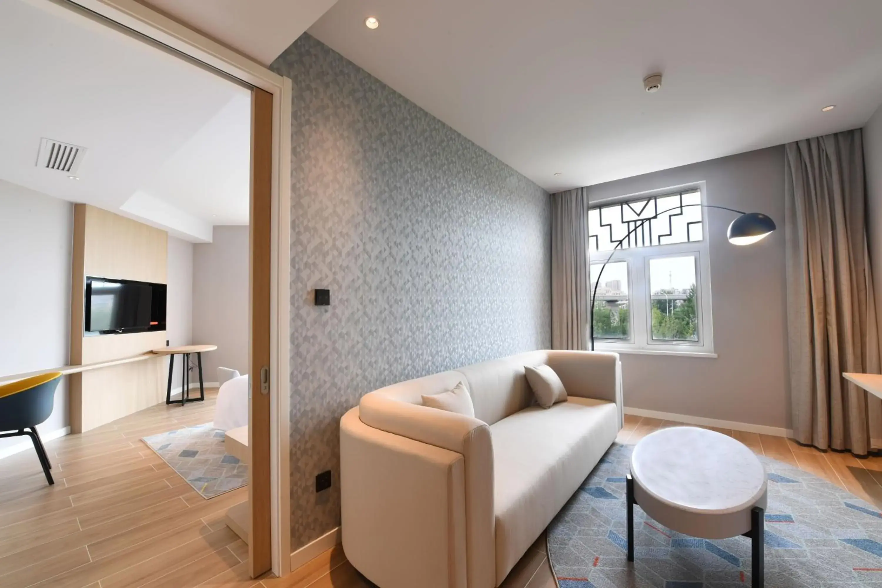 Standard Twin Room with Extra Floor Space in Holiday Inn Express Tianjin Binhai, an IHG Hotel Standard Twin Room with Extra Floor Space in Holiday Inn Express Tianjin Binhai, an IHG Hotel