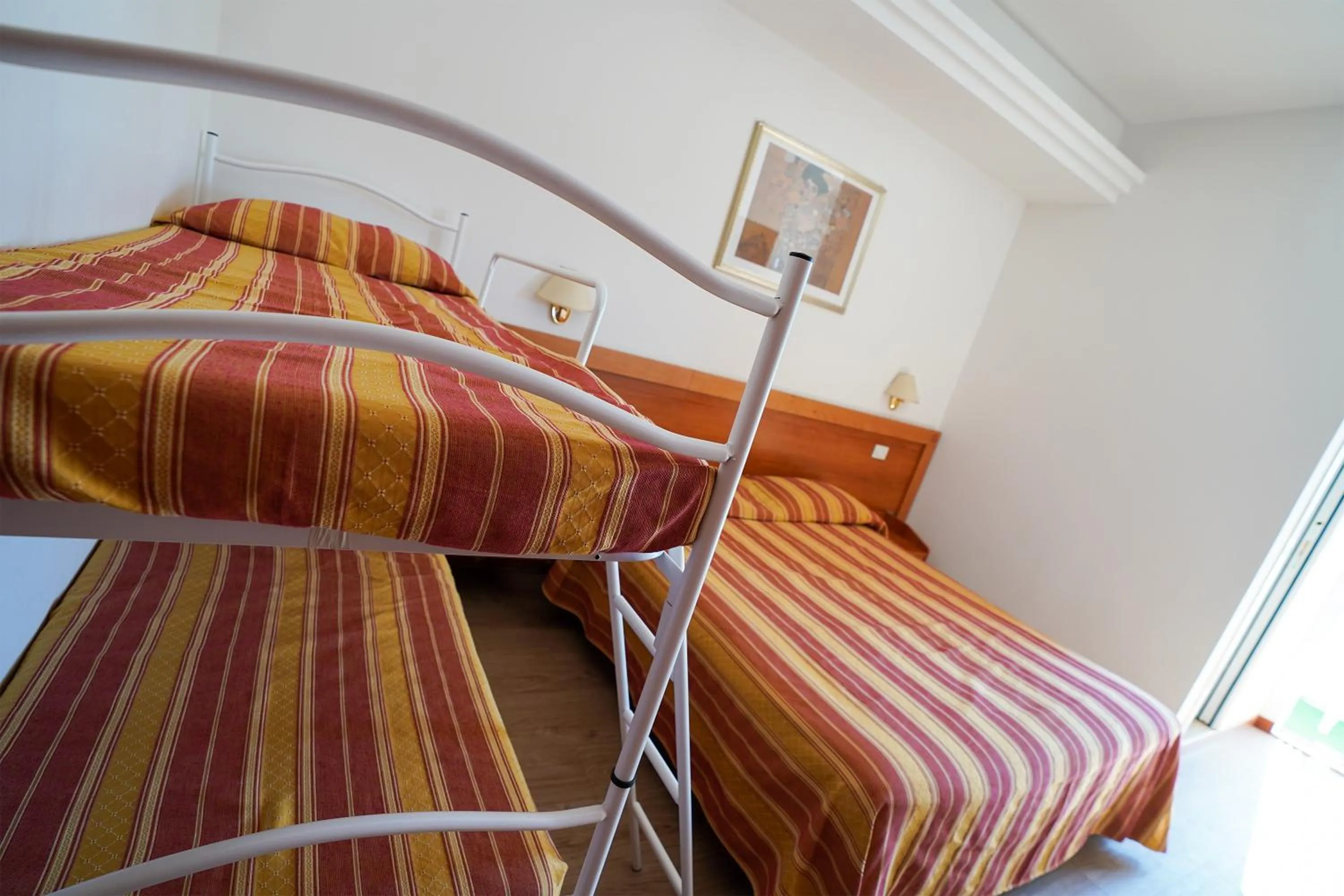 Bed in Hotel San Salvador