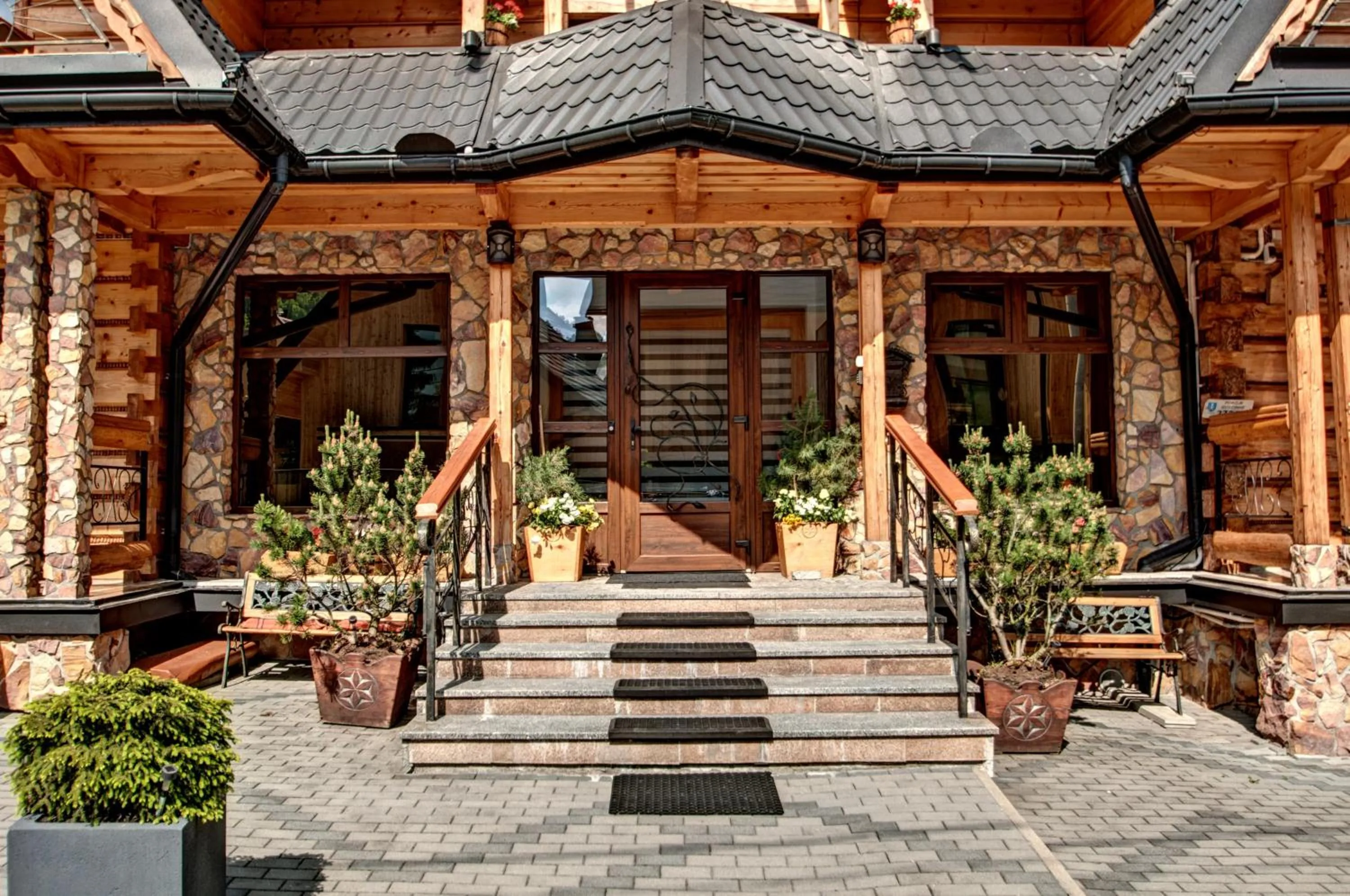 Property building in Magnat Inn Sauna & Relax