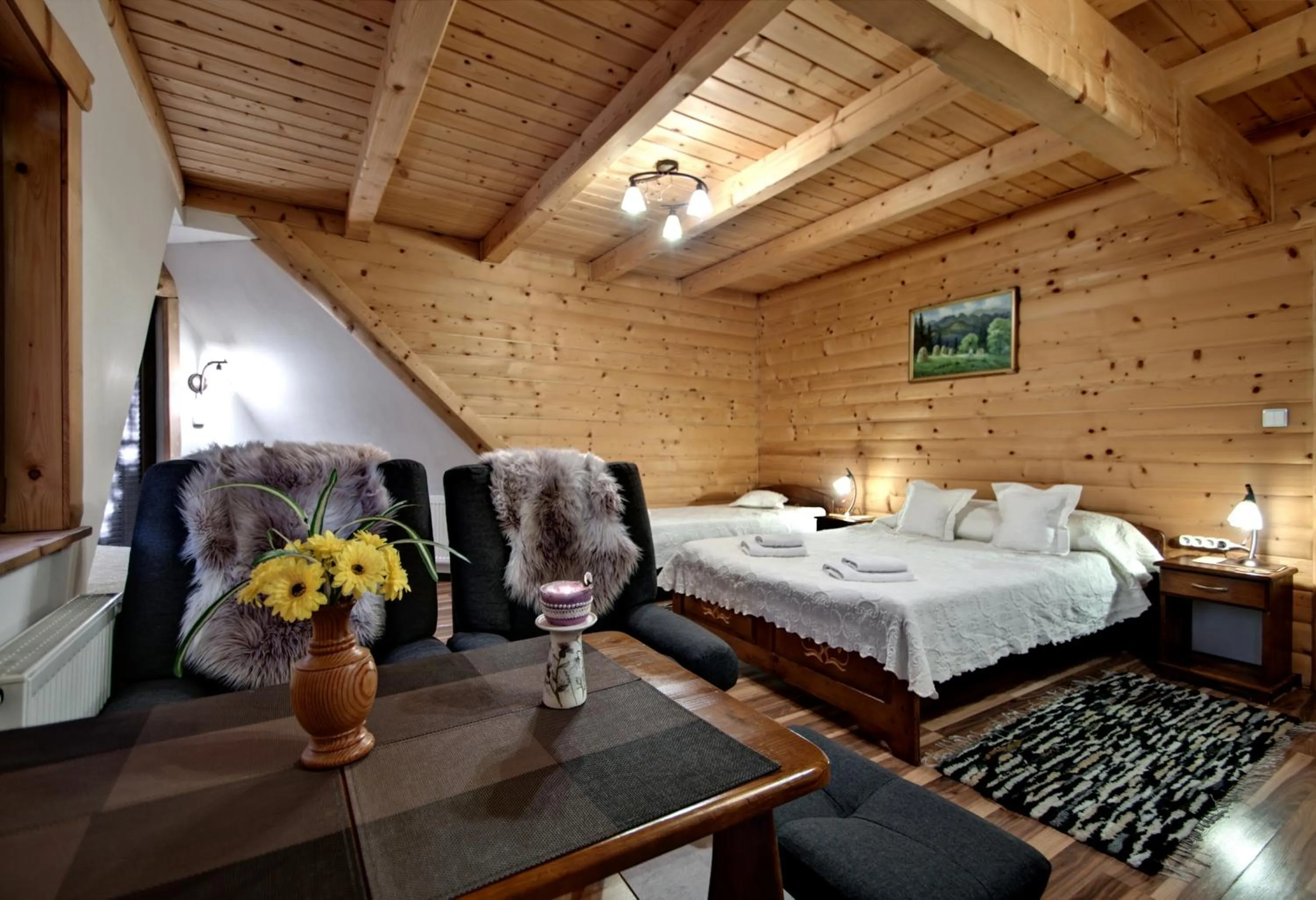 Bedroom, Bed in Magnat Inn Sauna & Relax