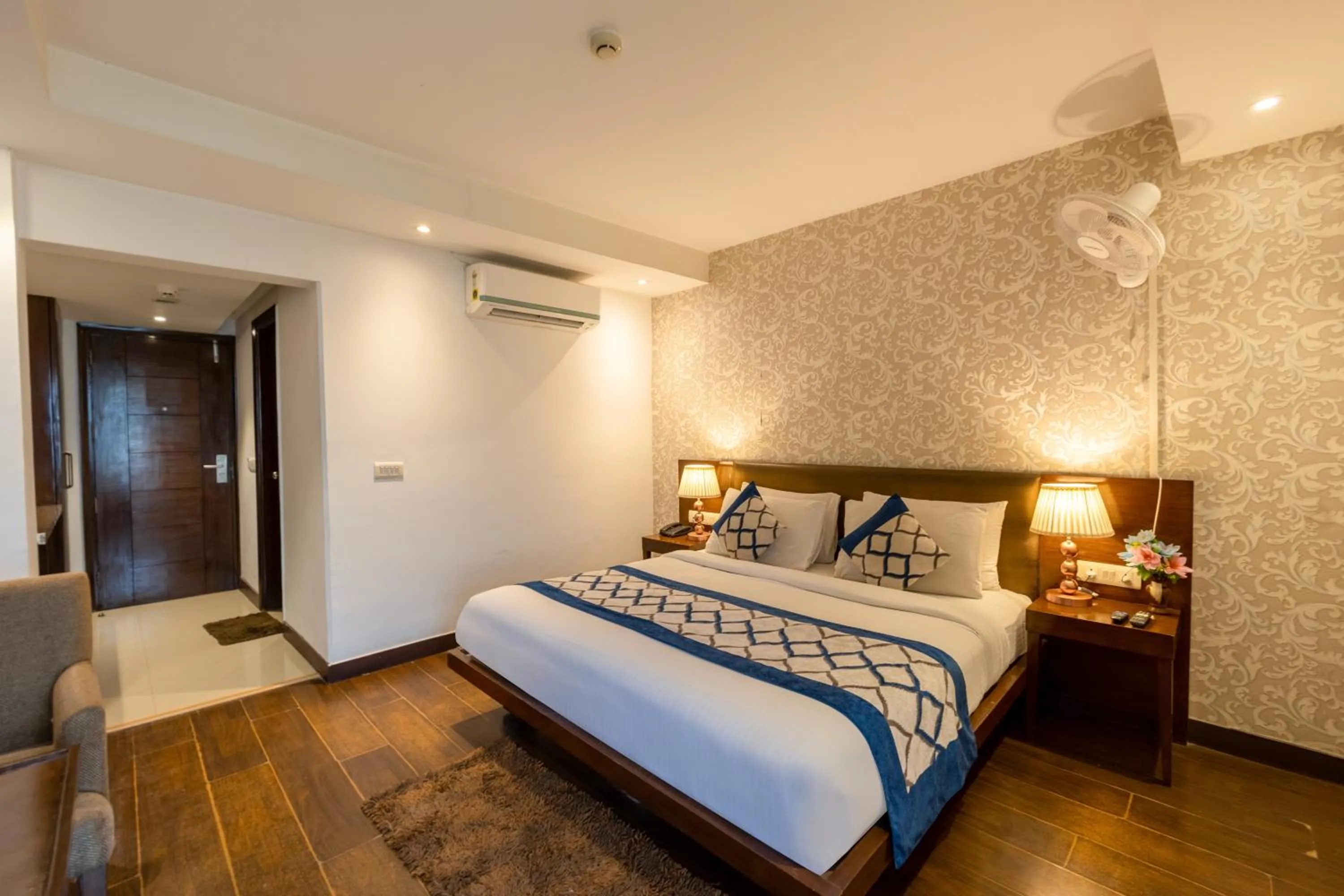 Bed in Hotel Arch Plaza at Yashobhoomi By Arch Group