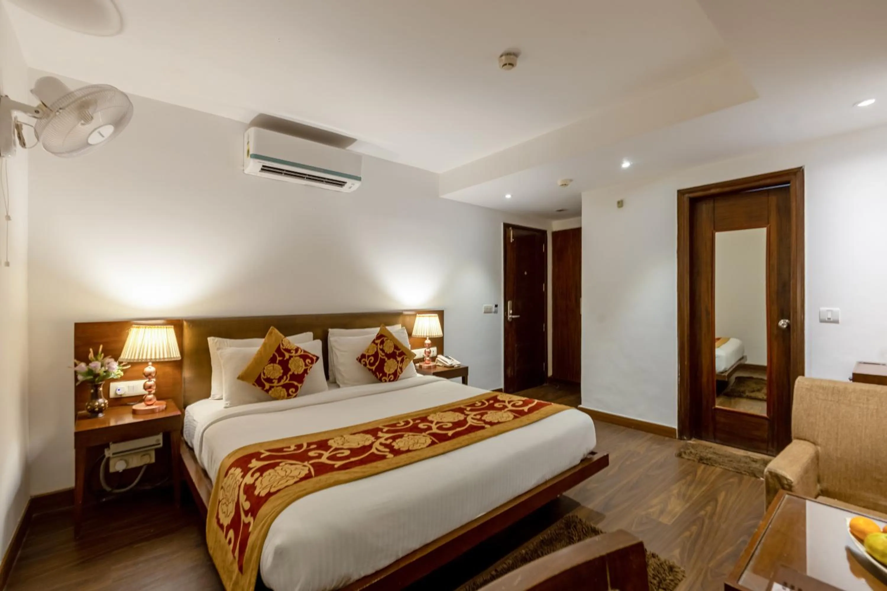 Bed in Hotel Arch Plaza at Yashobhoomi By Arch Group