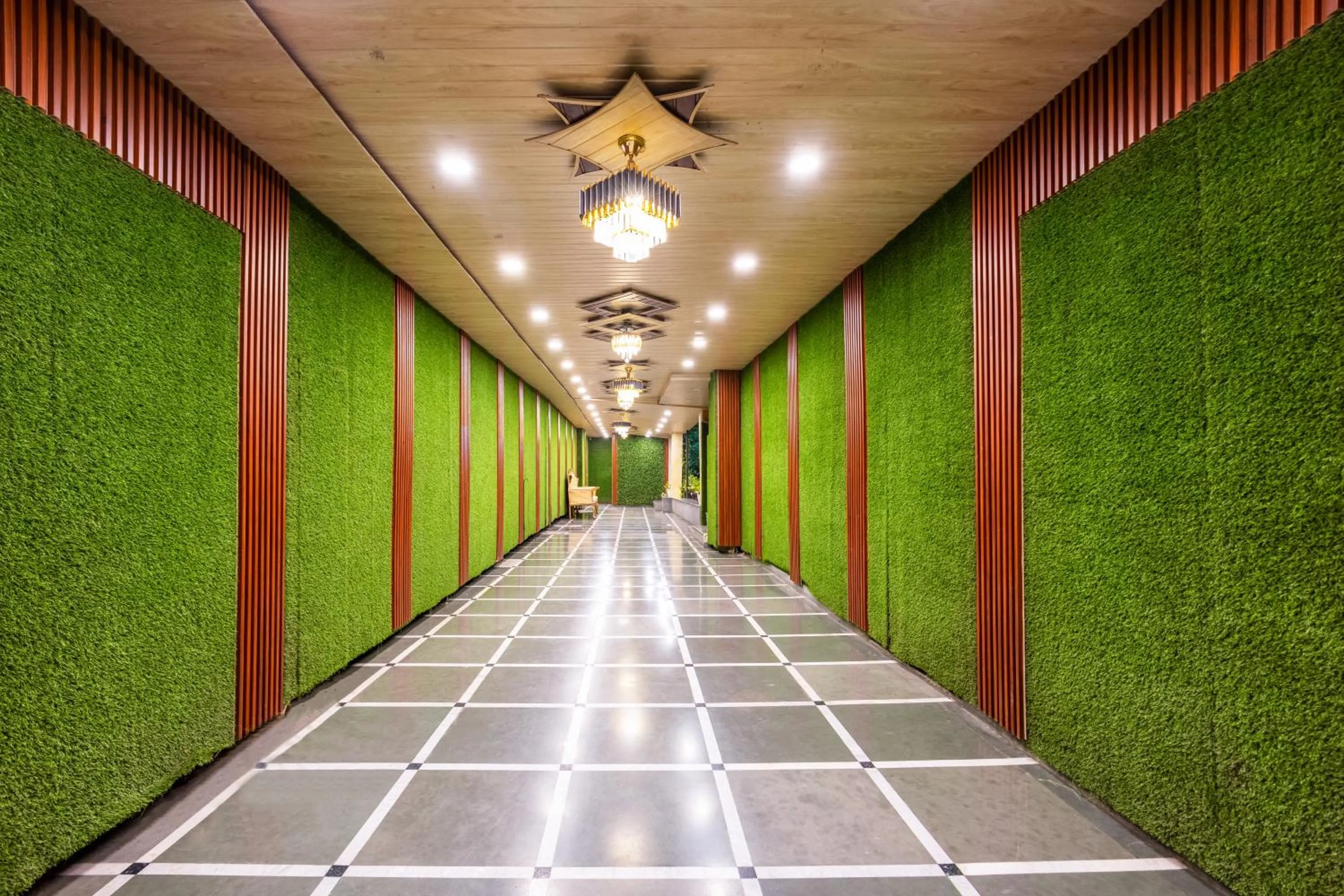 Decorative detail in Hotel Arch Plaza at Yashobhoomi By Arch Group