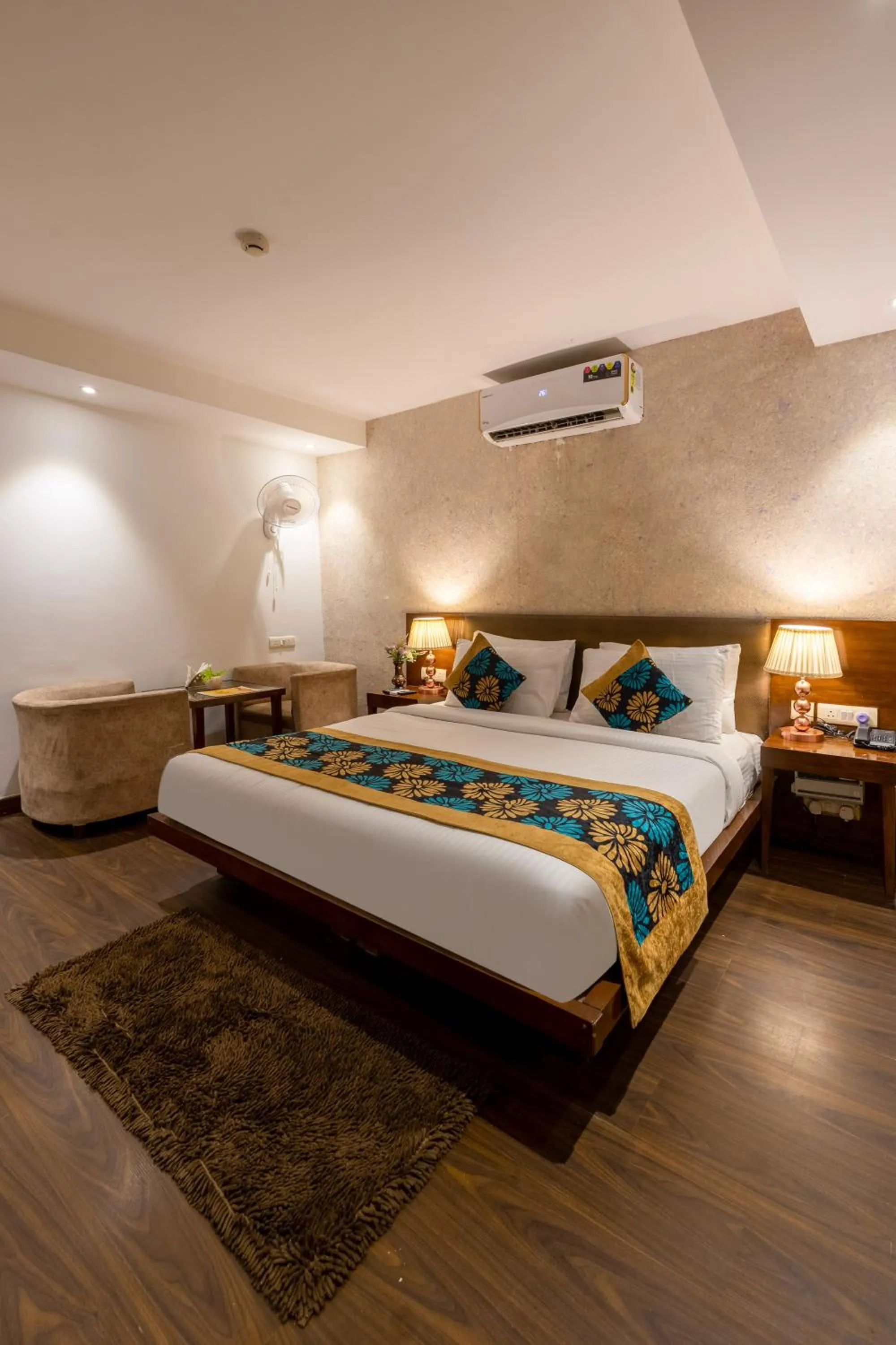 Bed in Hotel Arch Plaza at Yashobhoomi By Arch Group
