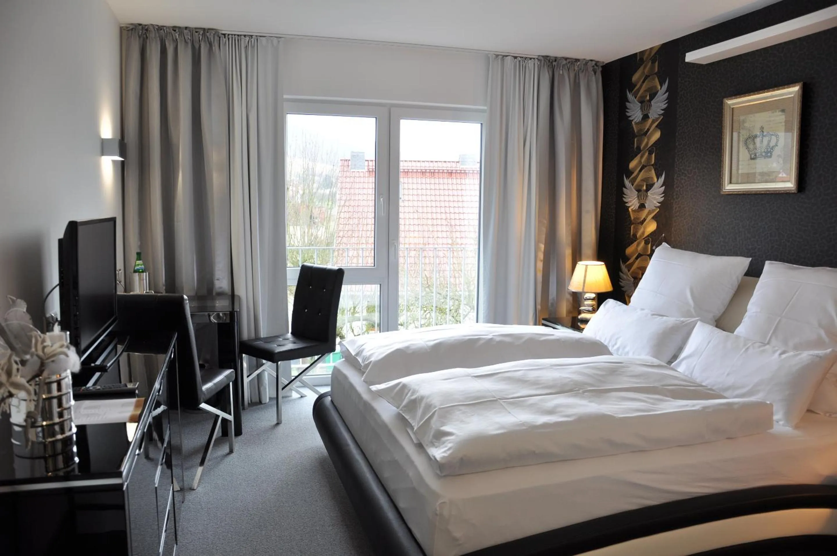 Bedroom, Bed in Gästehaus Villa Casamia